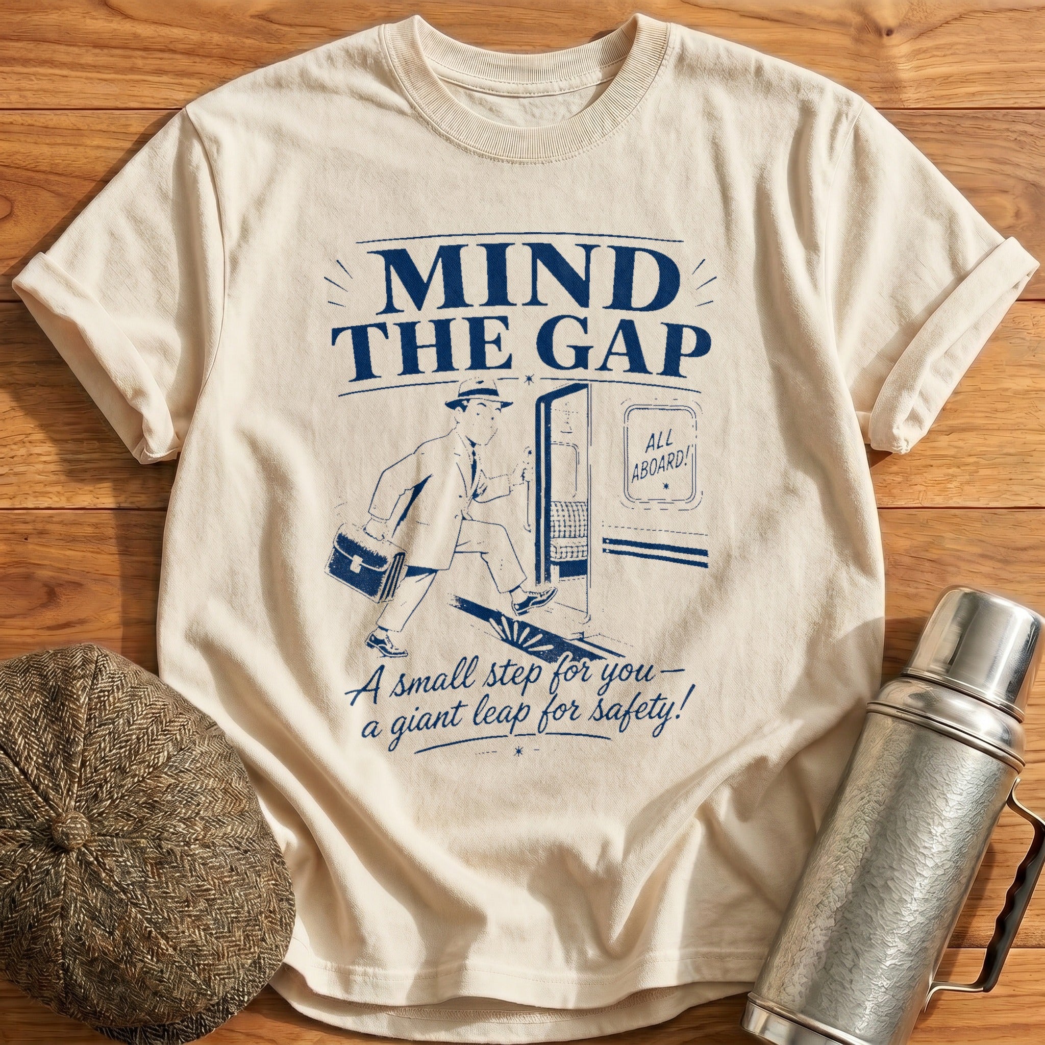 Mind the Gap T-Shirt - Natural