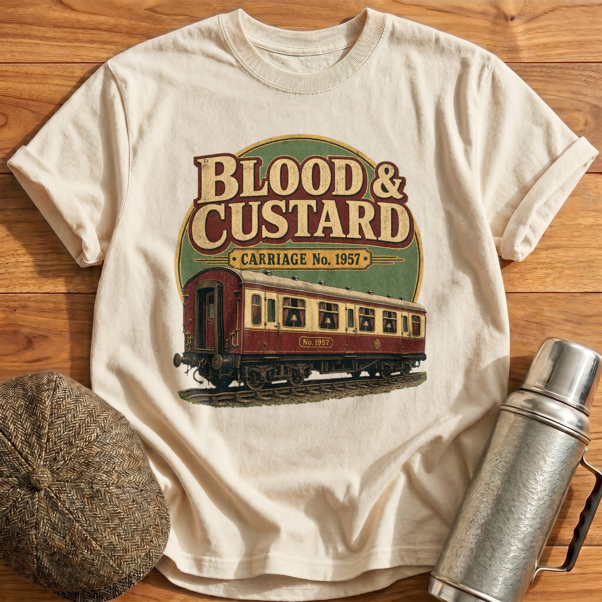 Blood & Custard T-Shirt - Natural