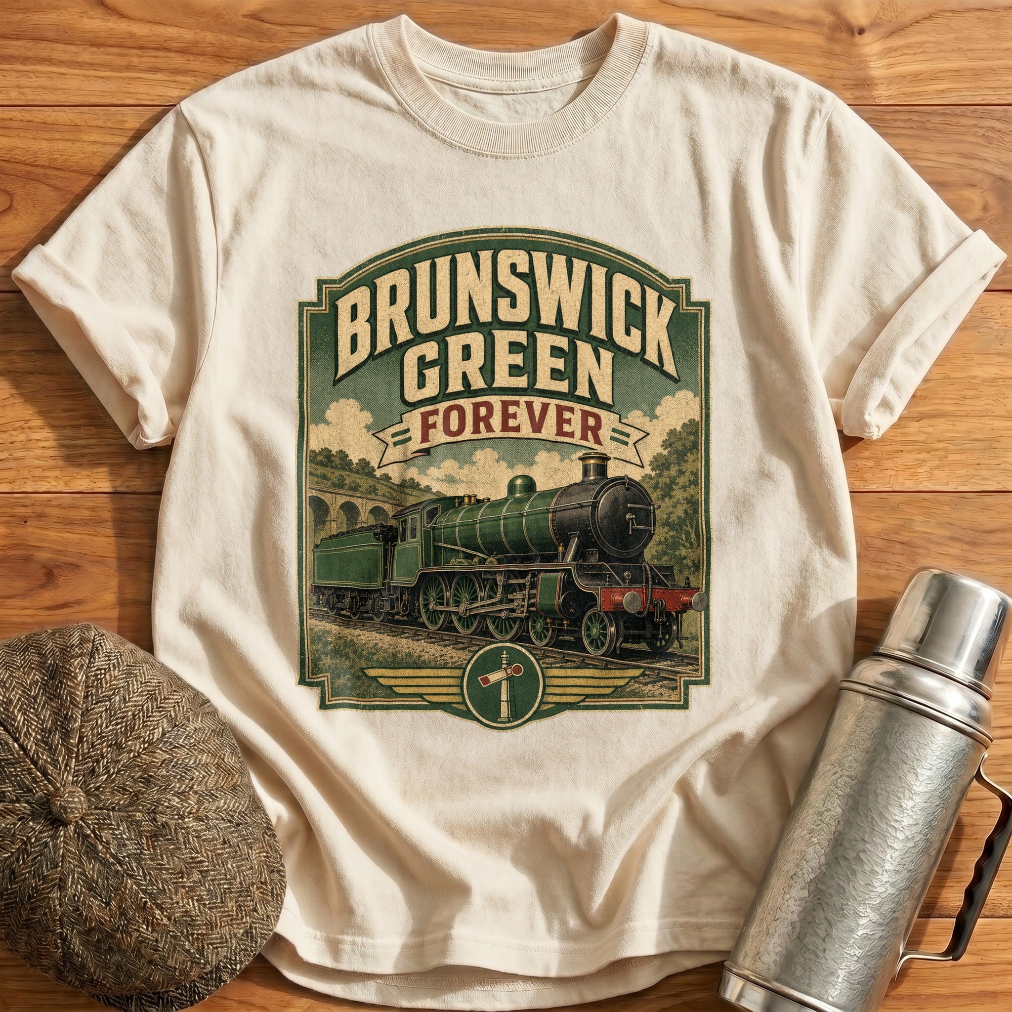 Brunswick Green Forever II T-Shirt - Natural