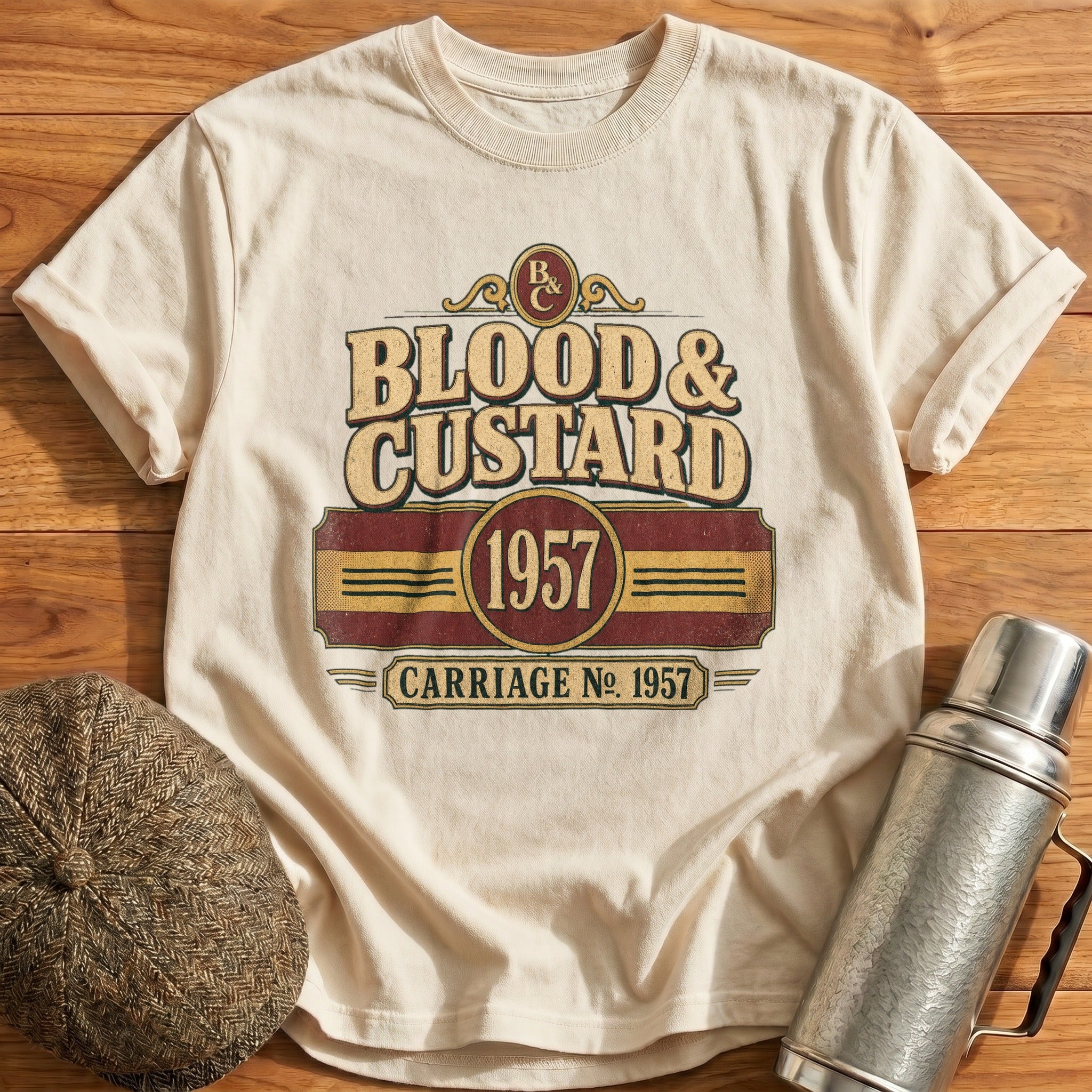 Blood & Custard II T-Shirt - Natural