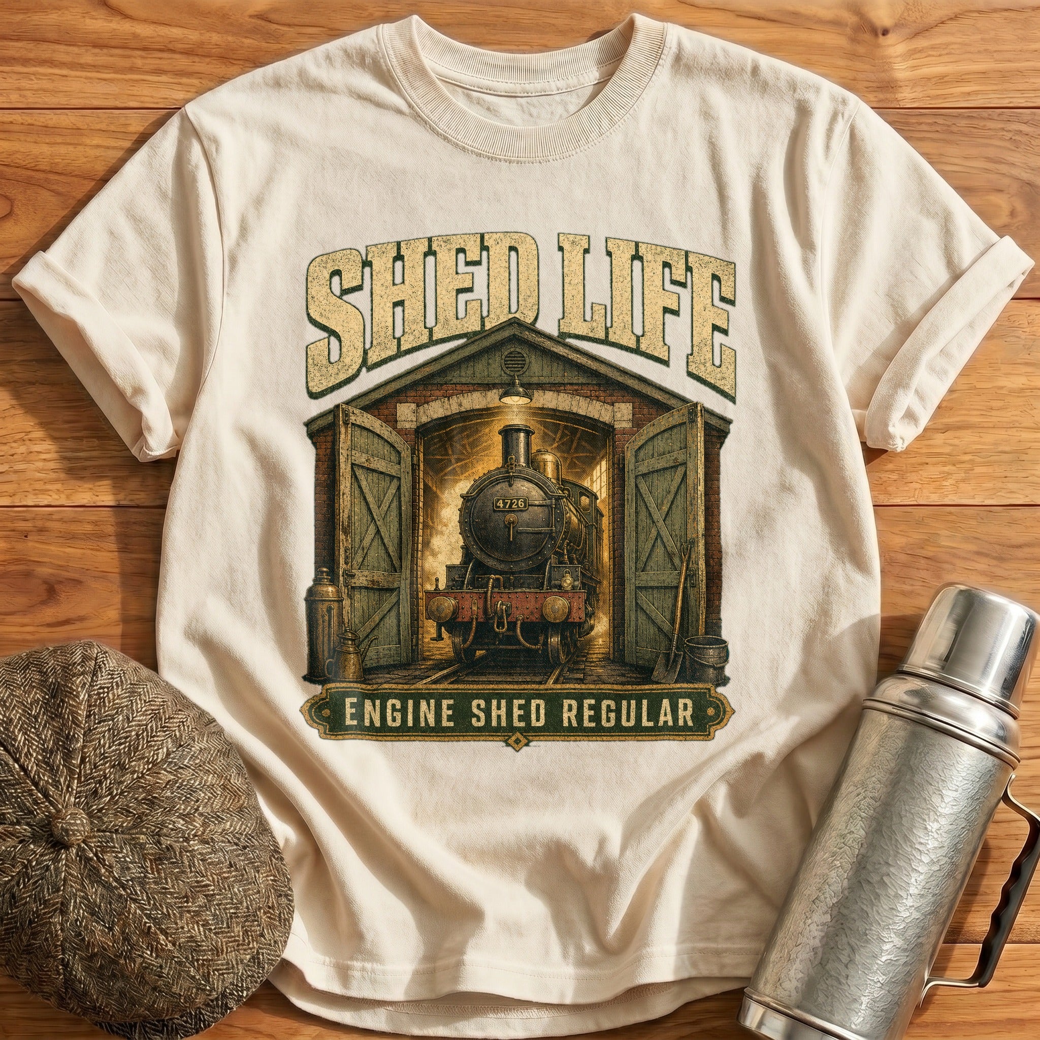 Shed Life T-Shirt - Natural