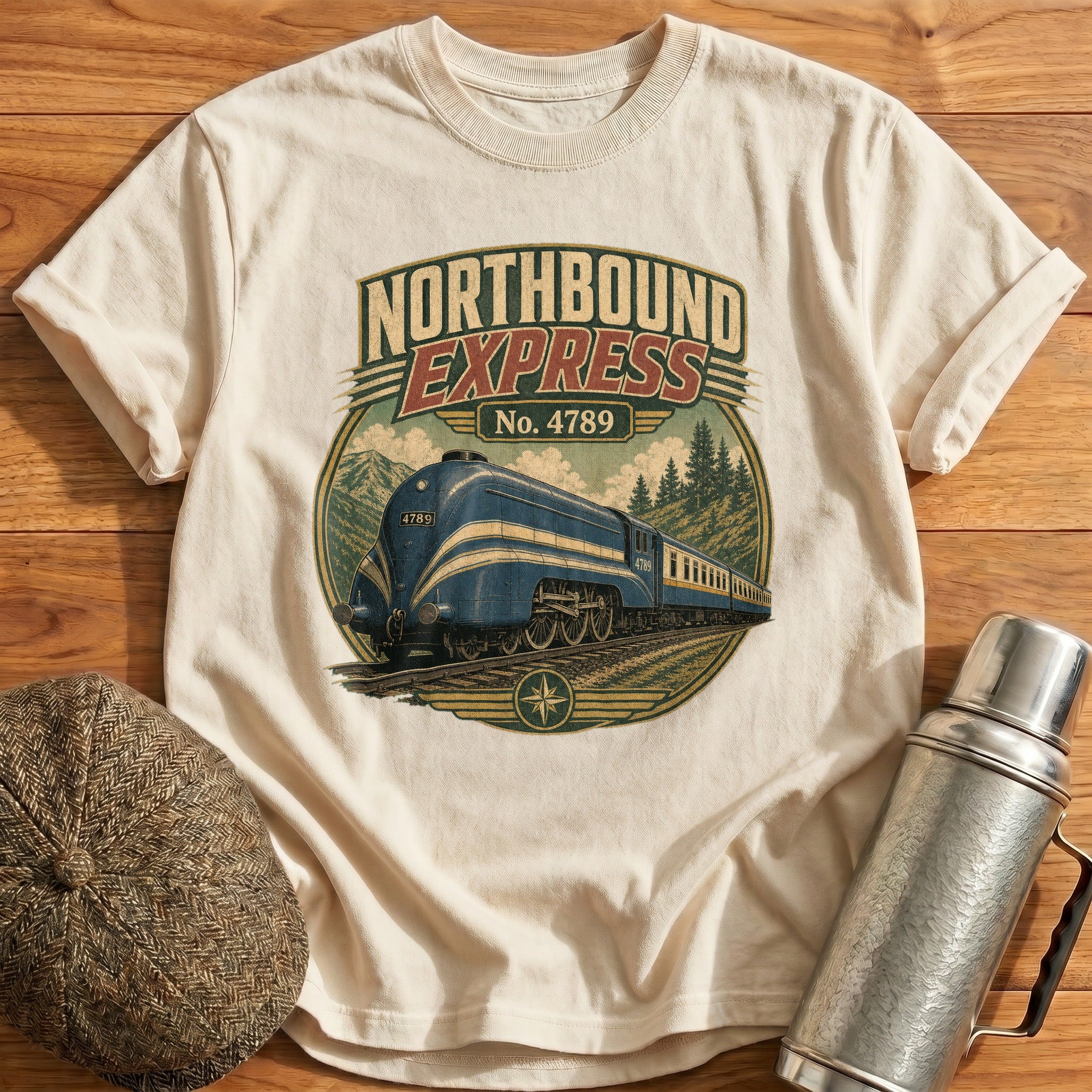 Northbound Express T-Shirt - Natural