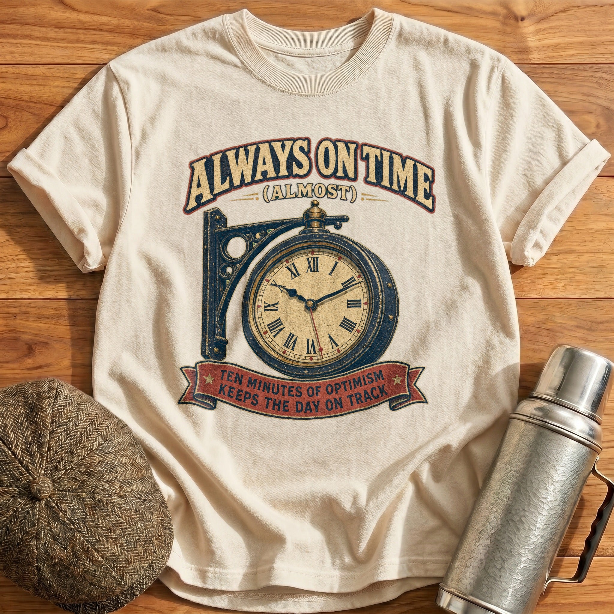 Always on Time T-Shirt - Natural