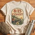 The 815 to the Coast II T-Shirt - Natural