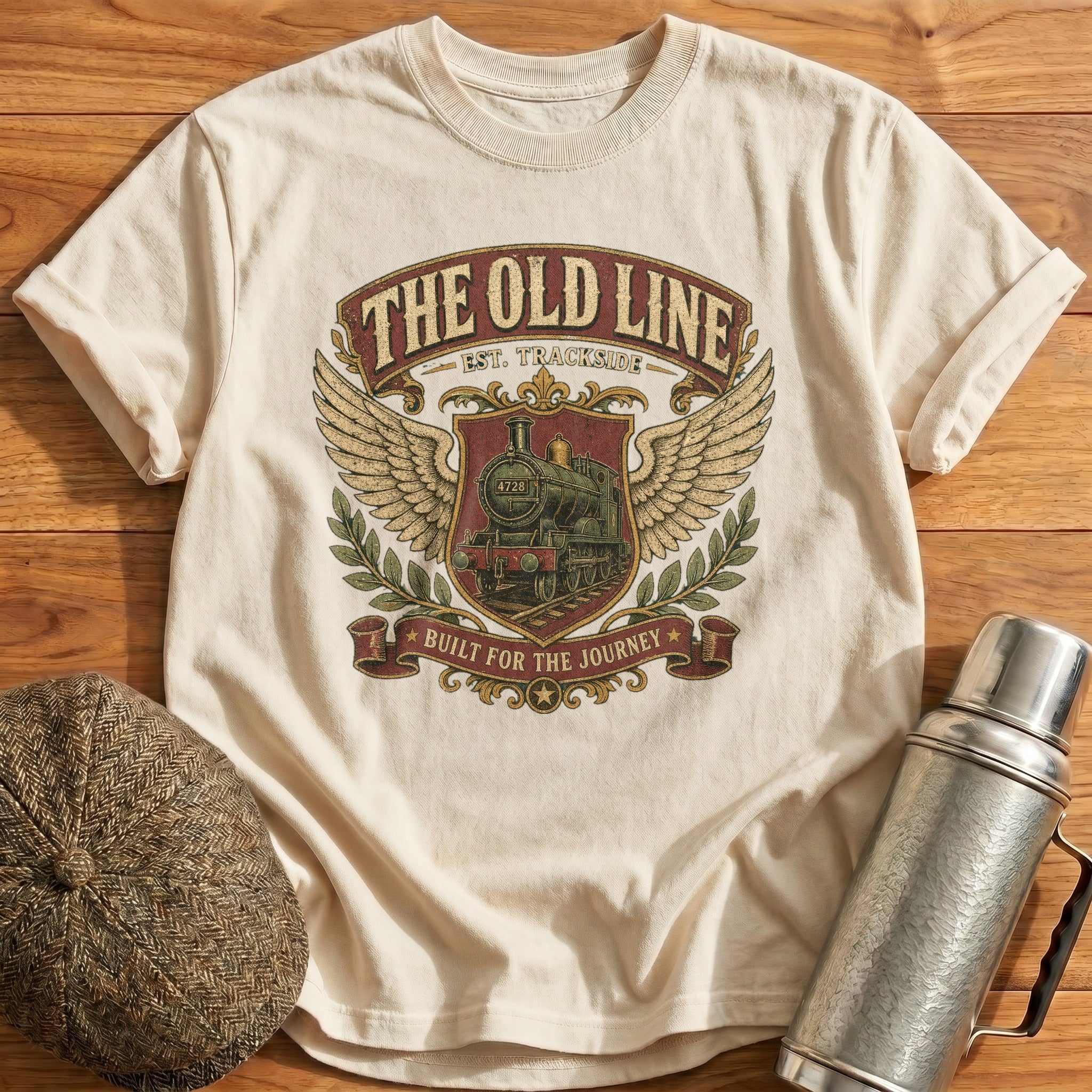 The Old Line T-Shirt - Natural