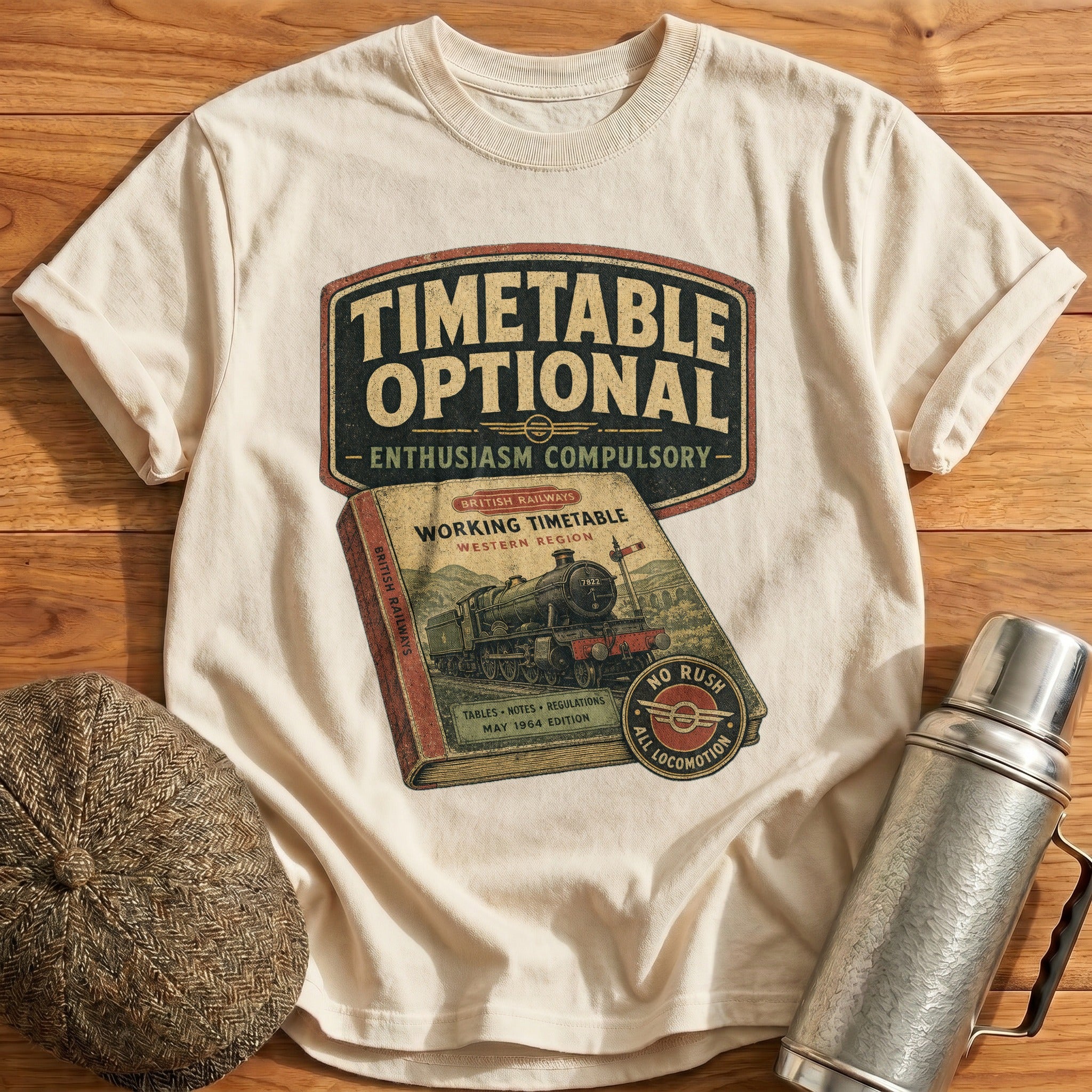 Timetable Optional T-Shirt - Natural