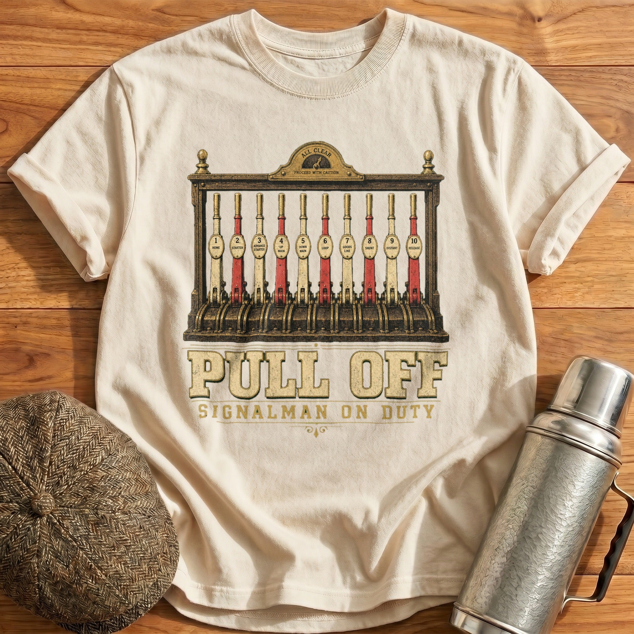 Pull Off T-Shirt - Natural