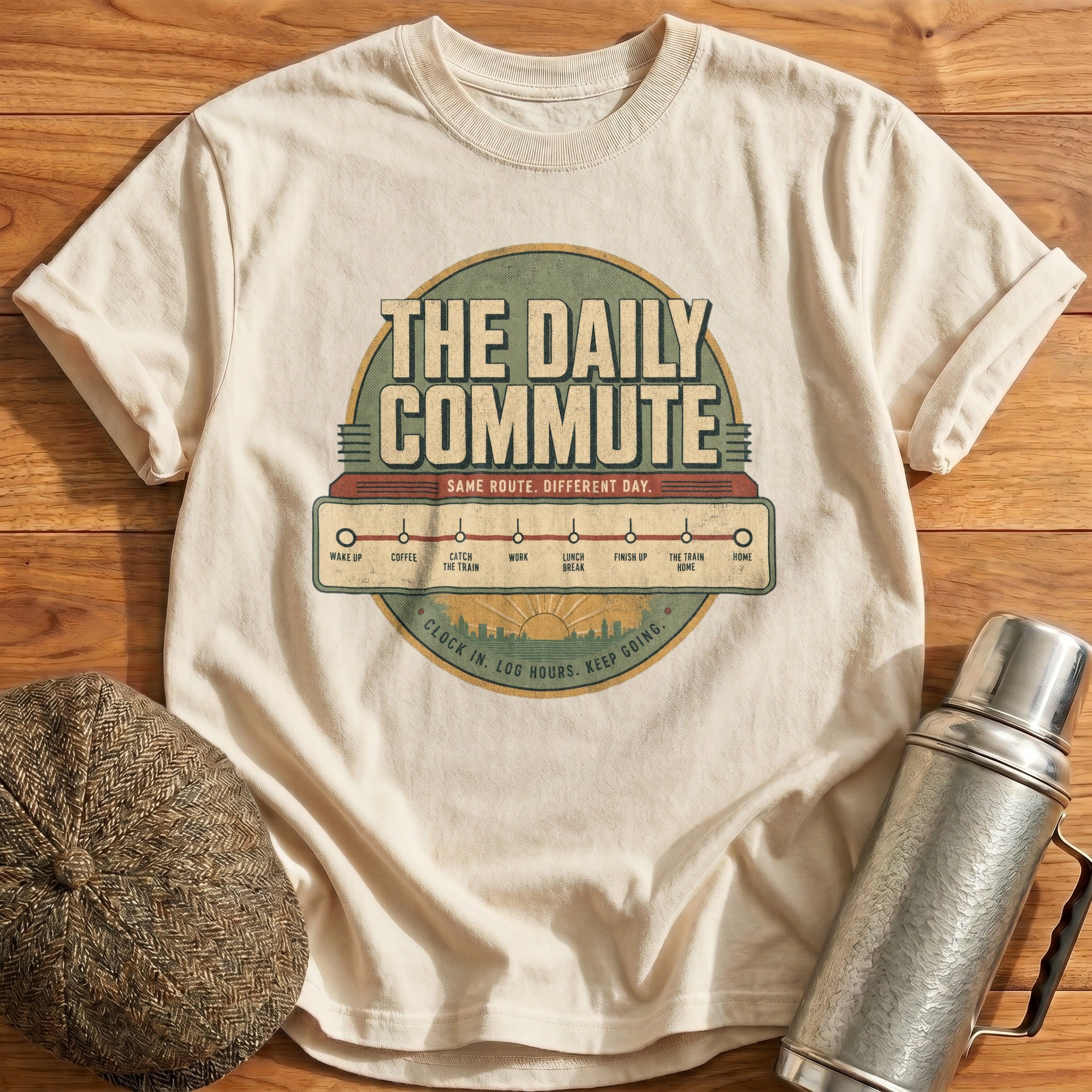 The Daily Commute T-Shirt - Natural