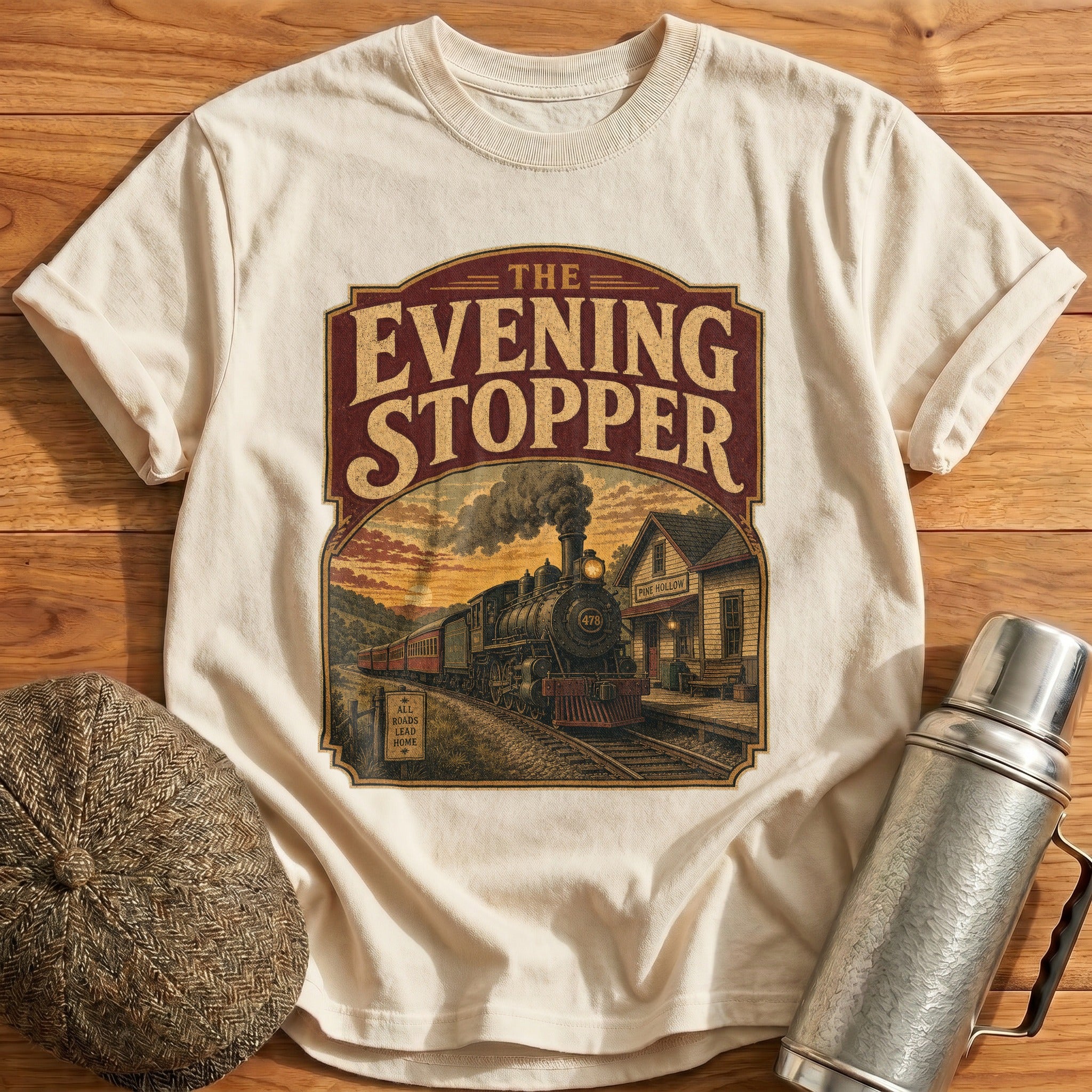 The Evening Stopper T-Shirt - Natural