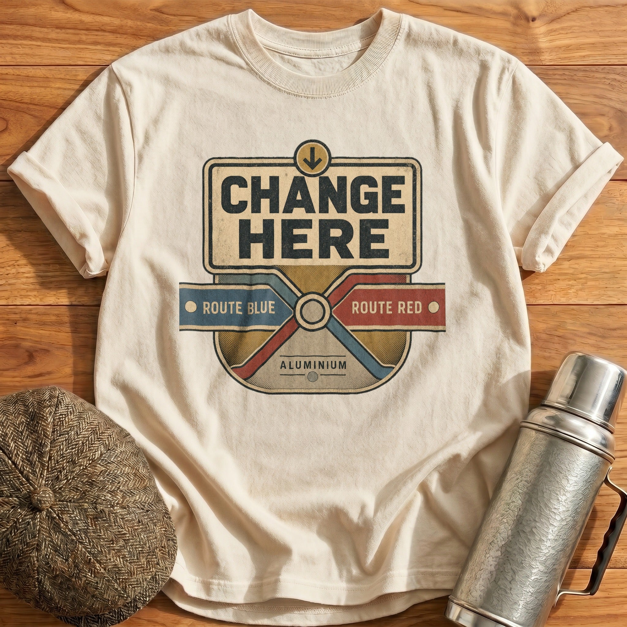Change Here T-Shirt - Natural