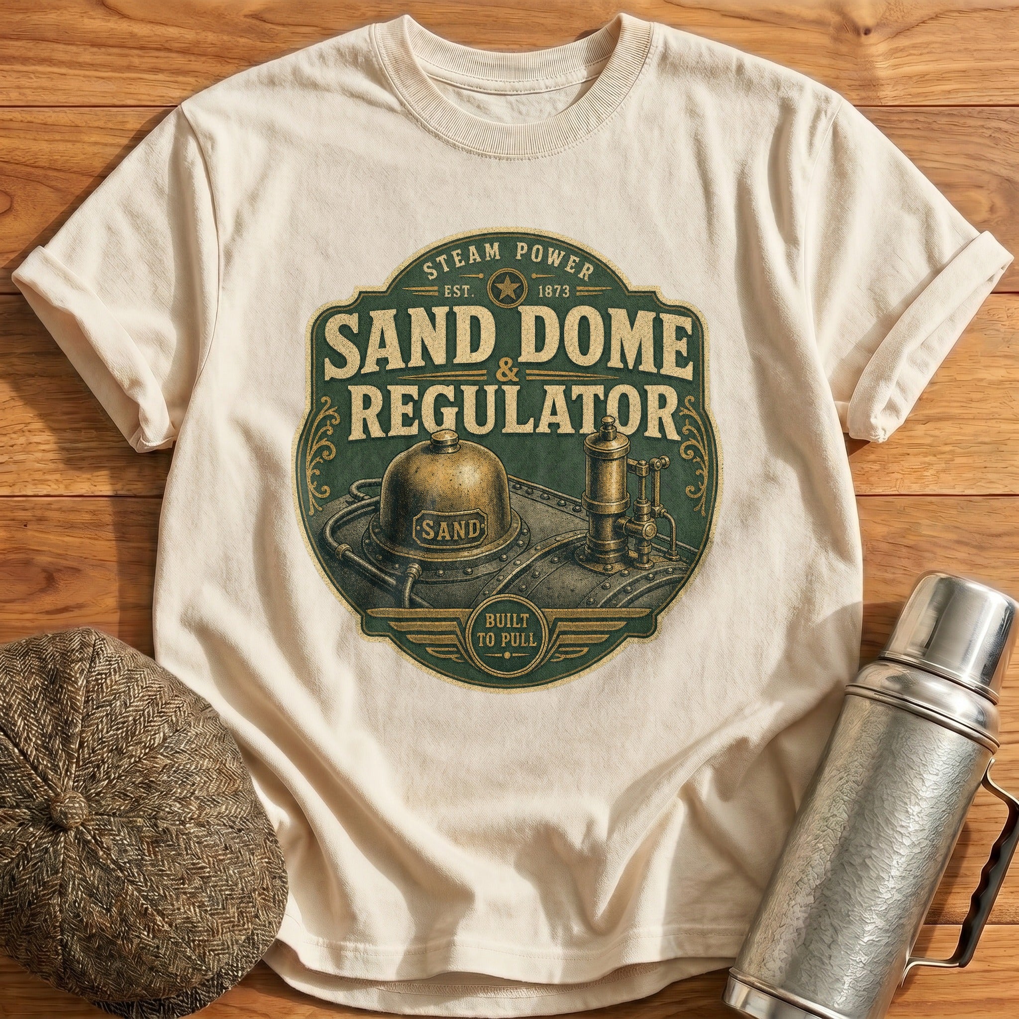 Sand Dome & Regulator T-Shirt - Natural