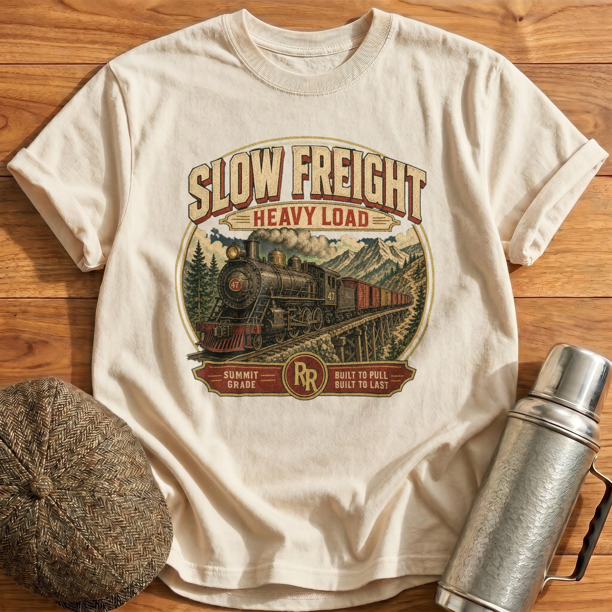 Slow Freight T-Shirt - Natural