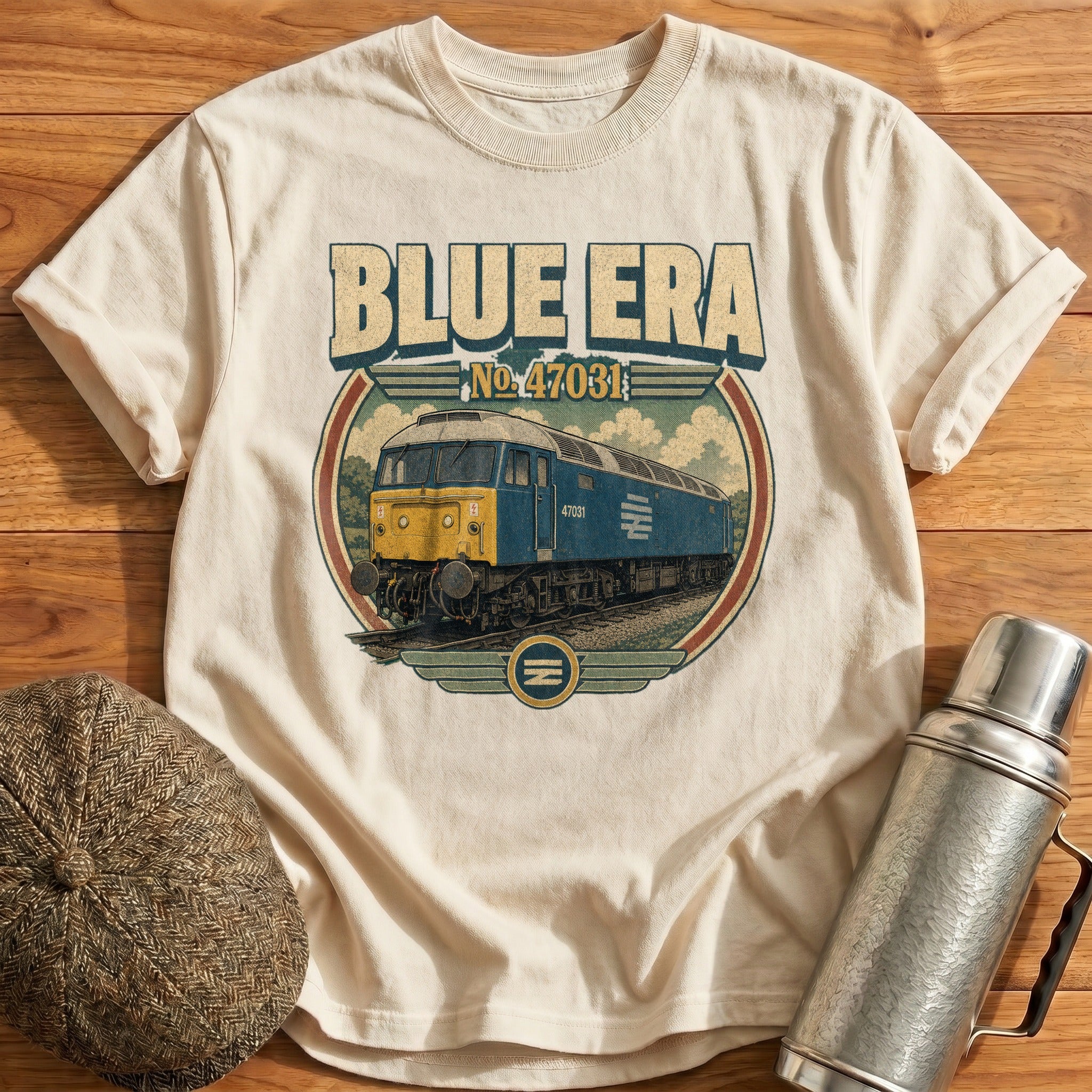 Blue Era T-Shirt - Natural