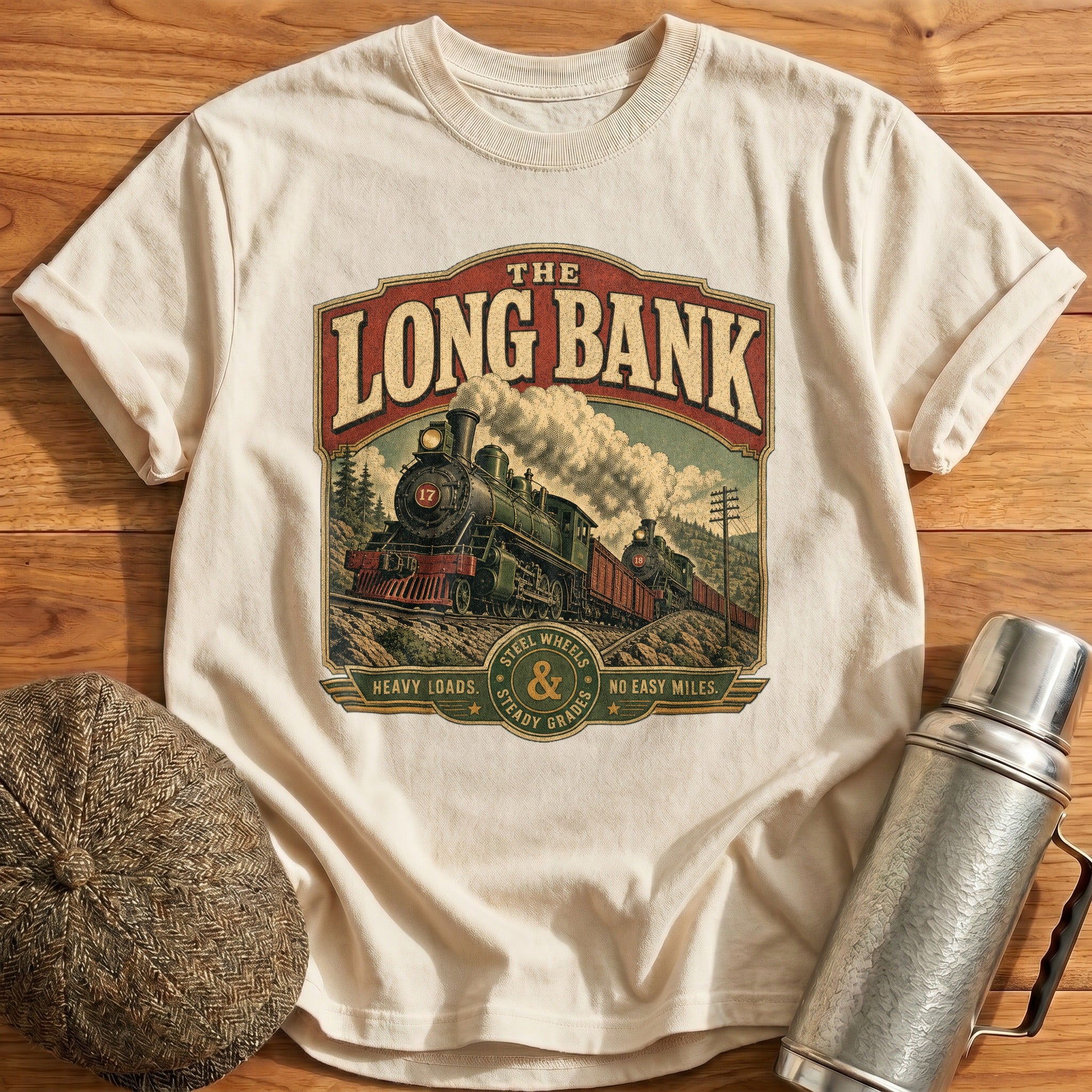 The Long Bank T-Shirt - Natural