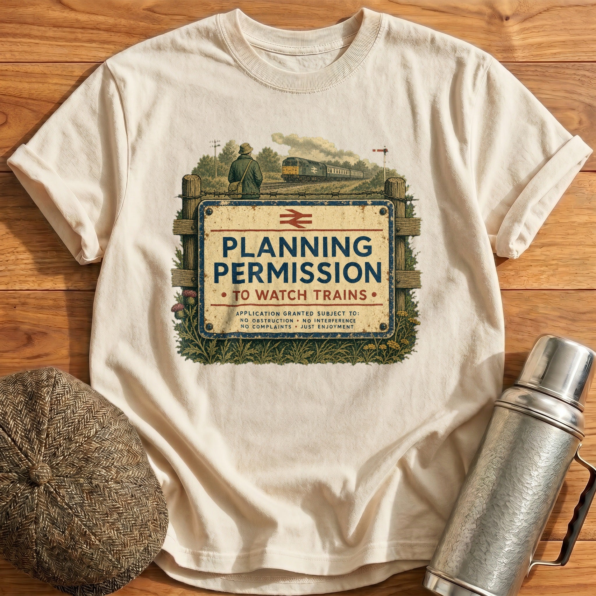 Planning Permission T-Shirt - Natural