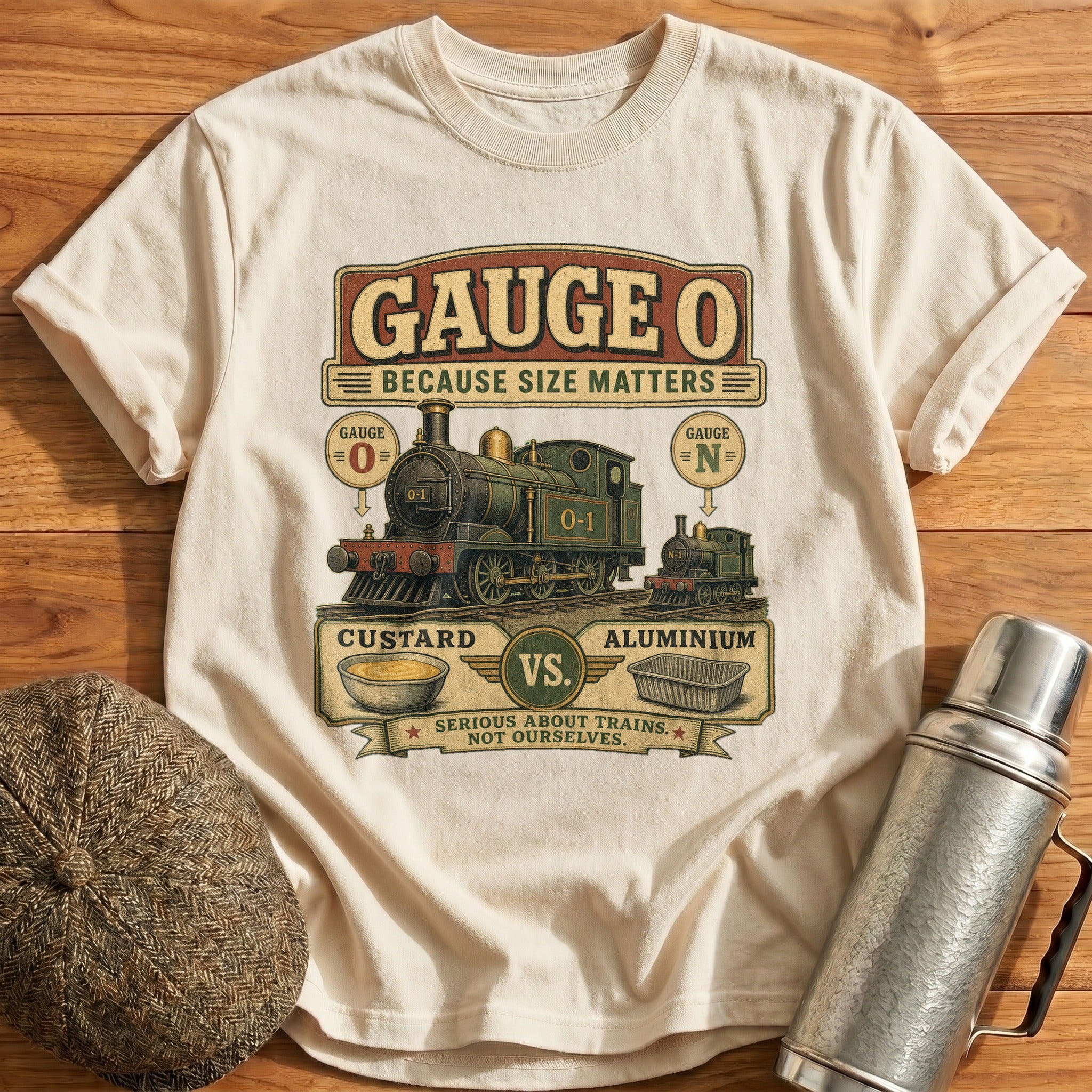Gauge O T-Shirt - Natural