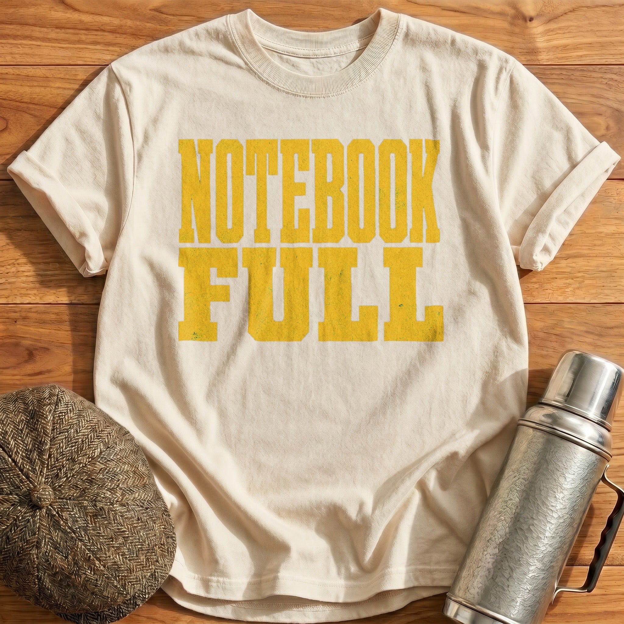Notebook Full T-Shirt - Natural