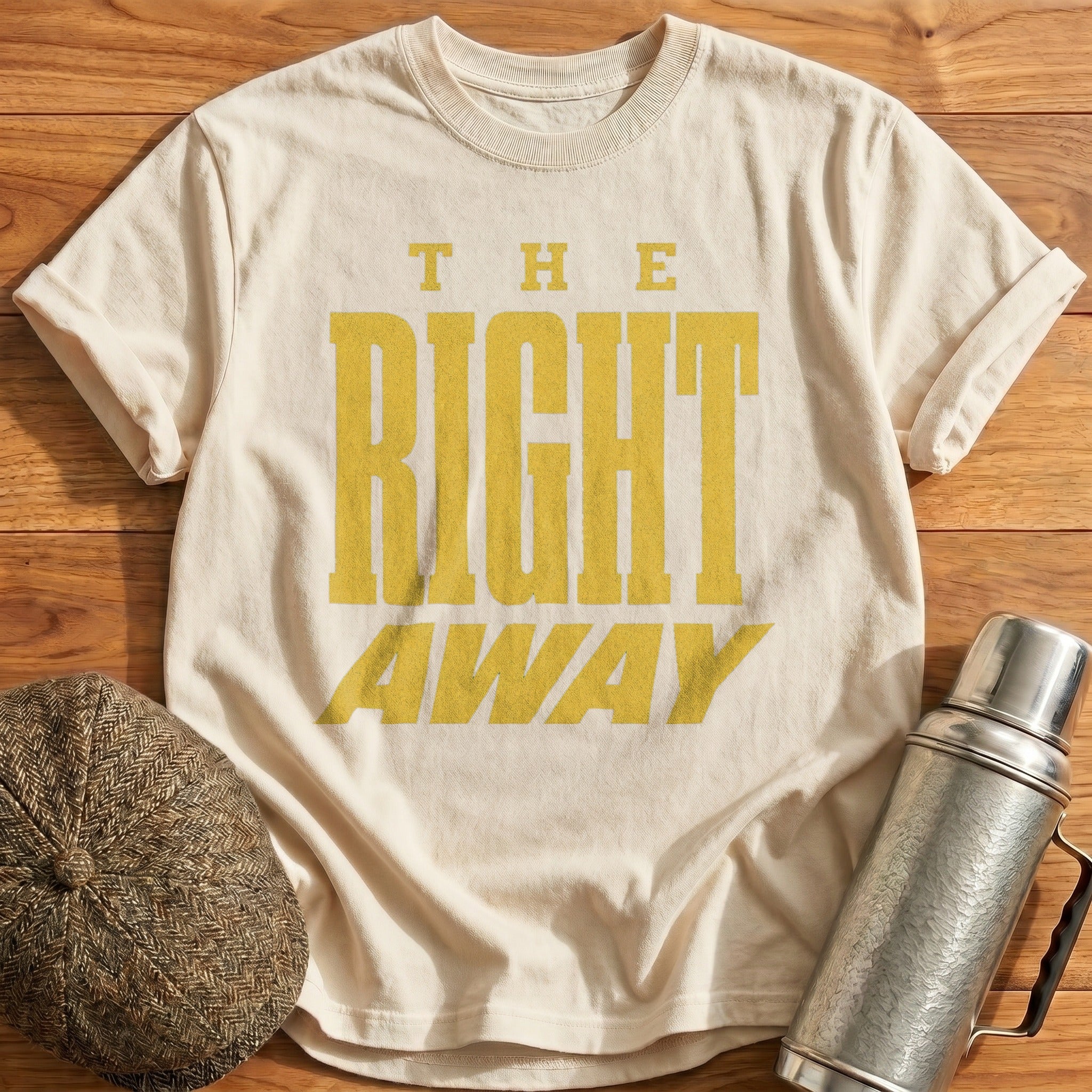 The Right Away T-Shirt - Natural