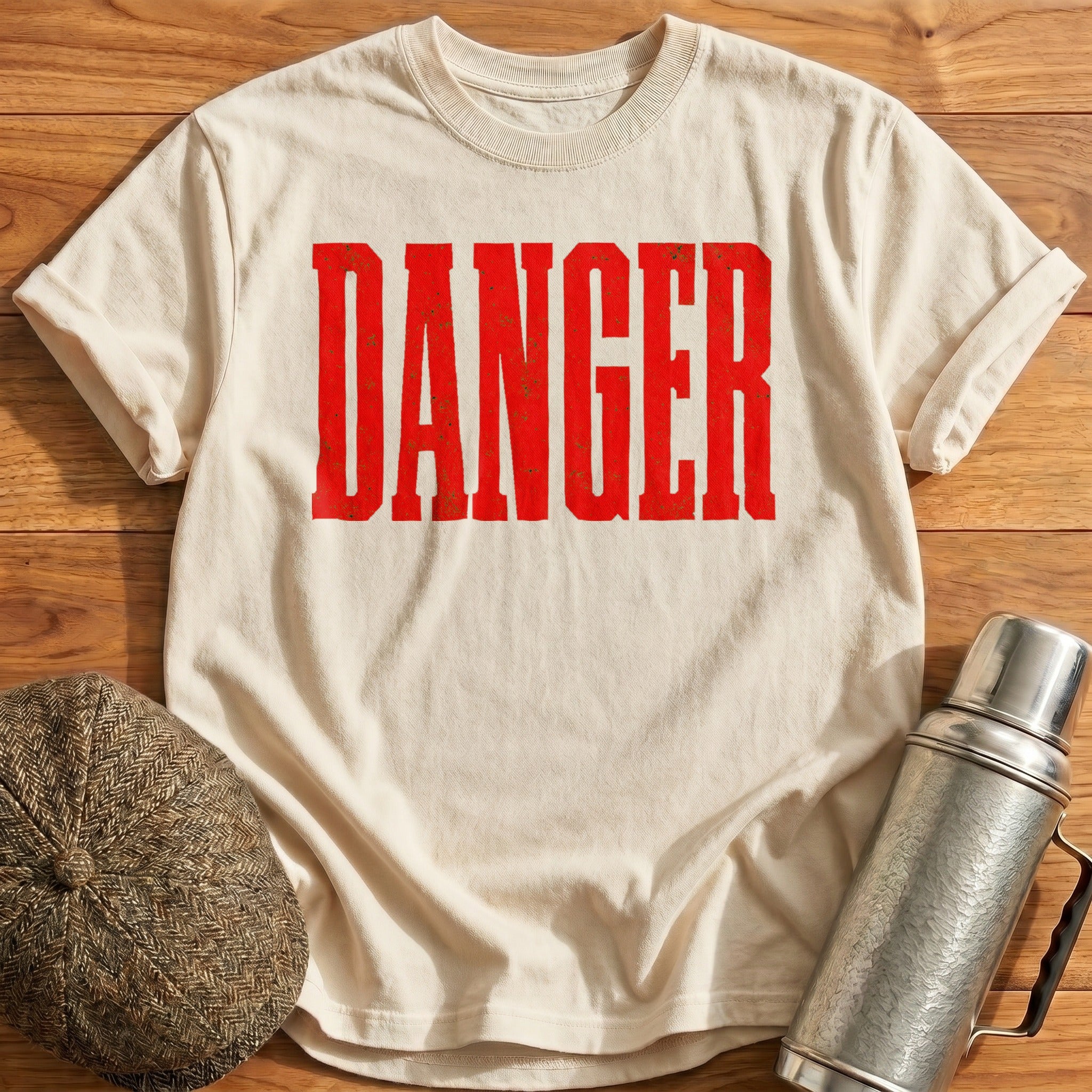 Danger T-Shirt - Natural