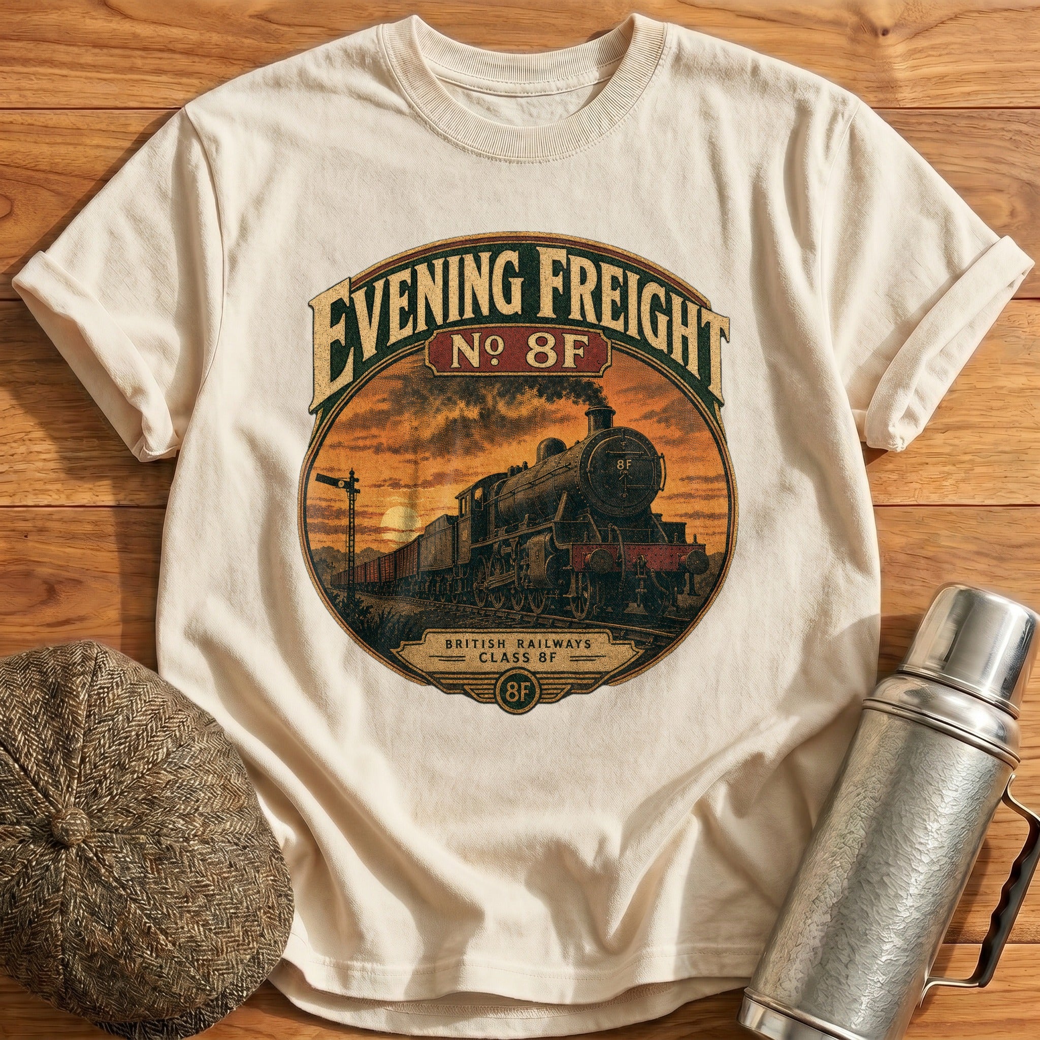 Evening Freight T-Shirt - Natural