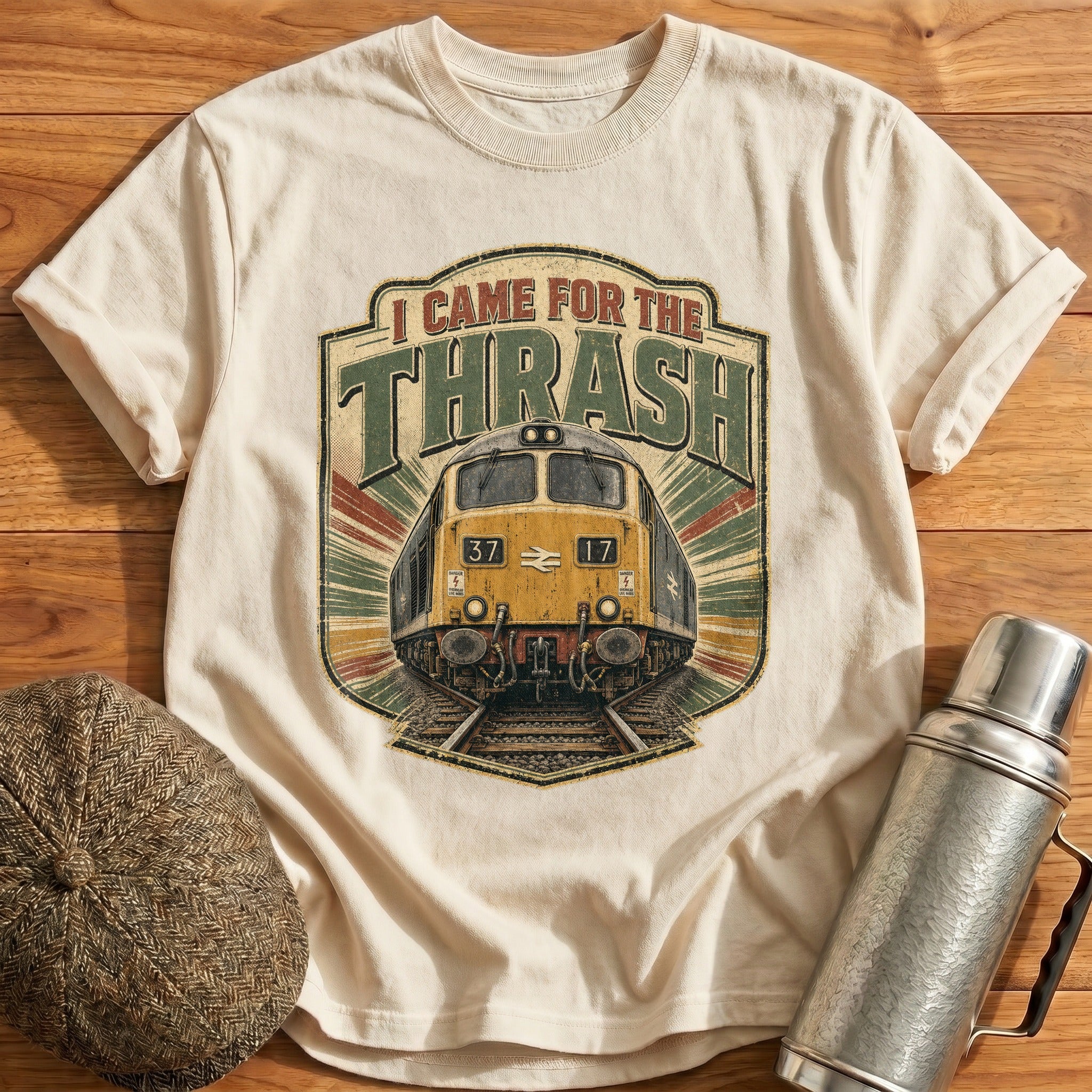 I Came for the Thrash T-Shirt - Natural