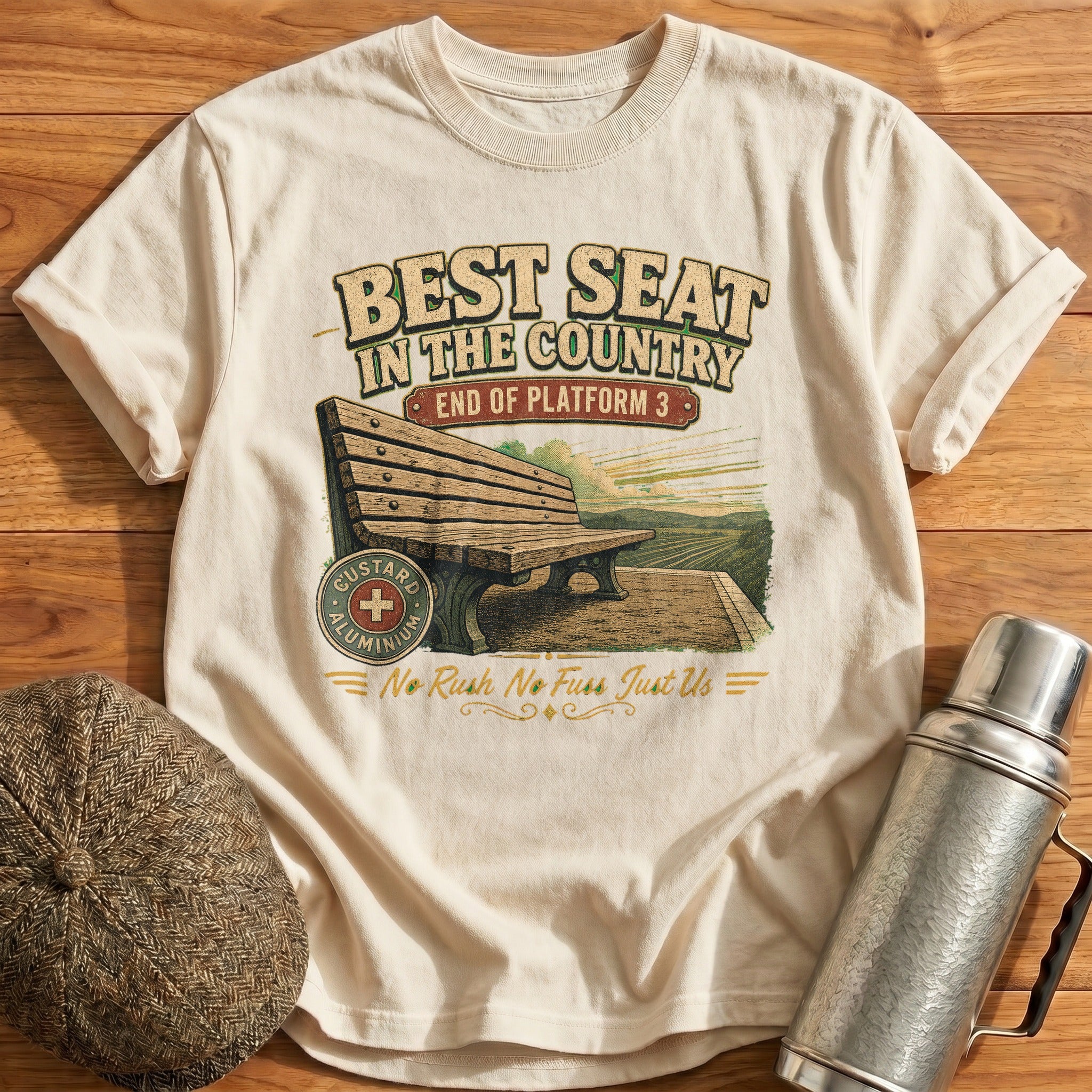 Best Seat in the Country T-Shirt - Natural