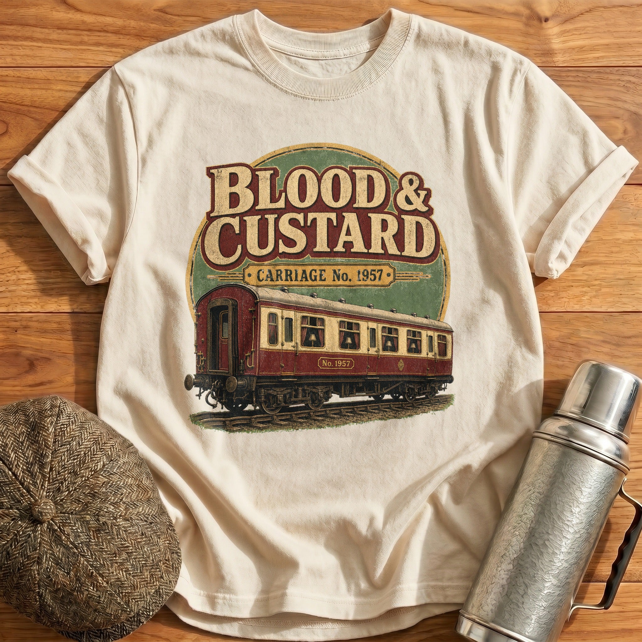 Carriage No. 1957 T-Shirt - Natural