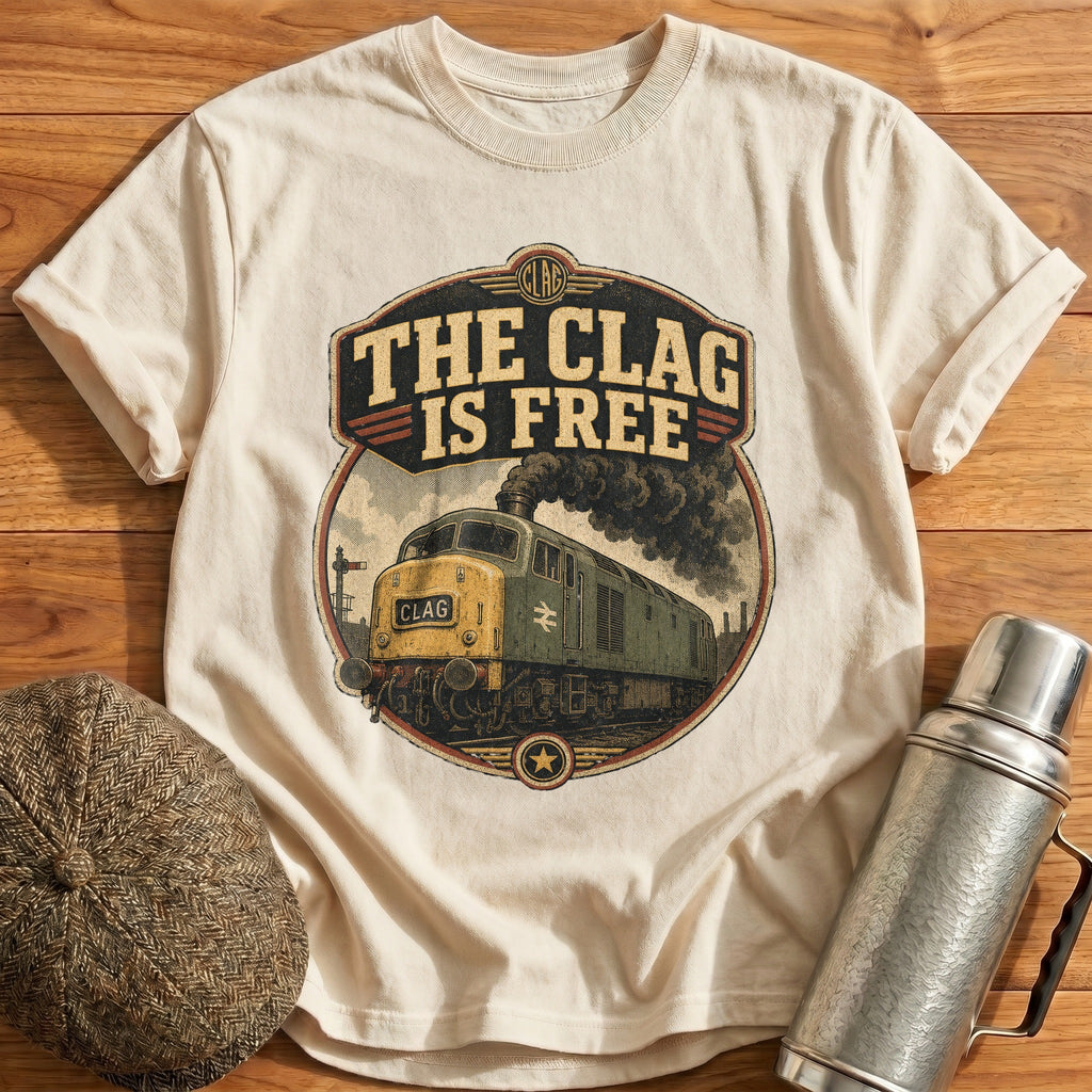 Clag in Motion Kids T-Shirt - Natural