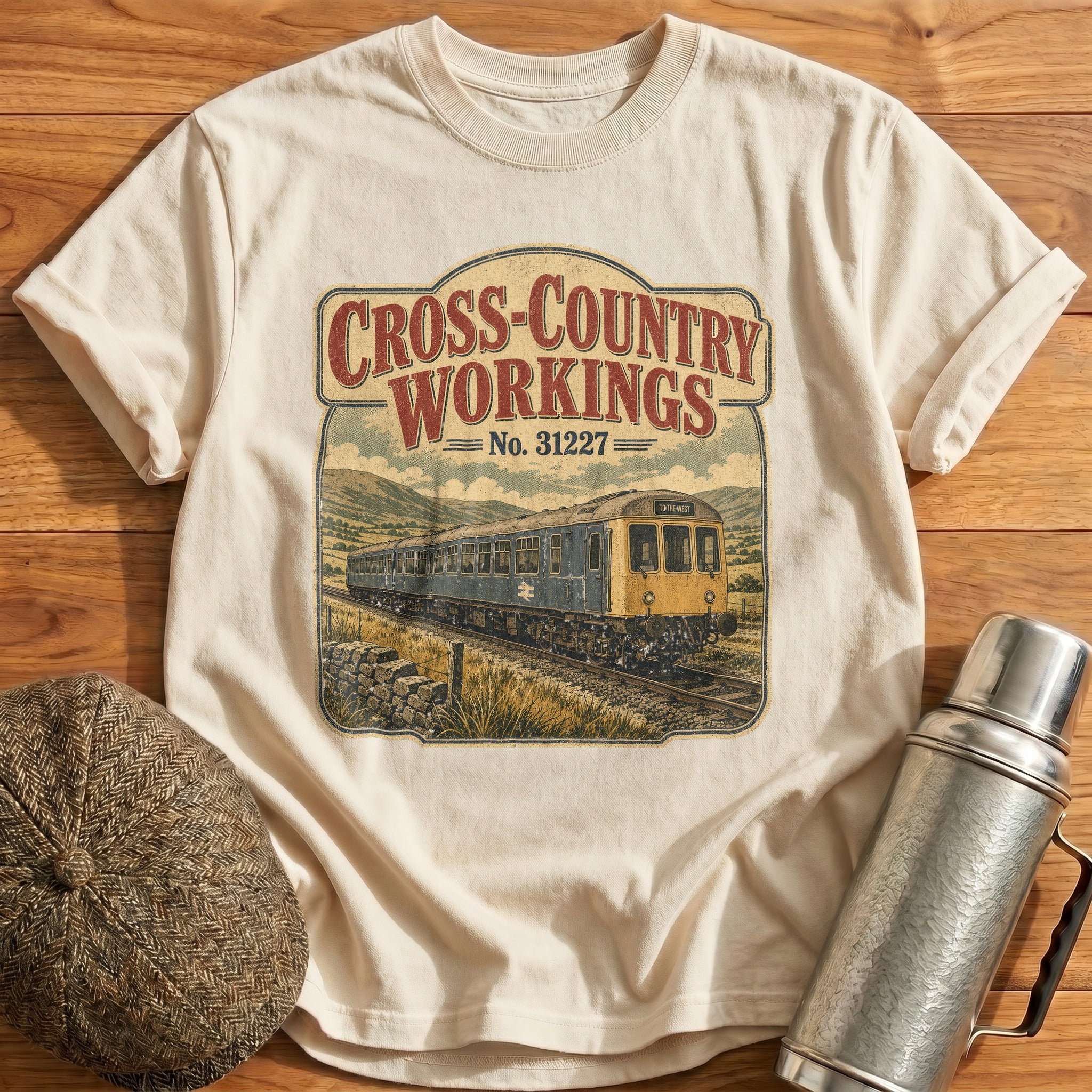 Cross-Country Working T-Shirt - Natural