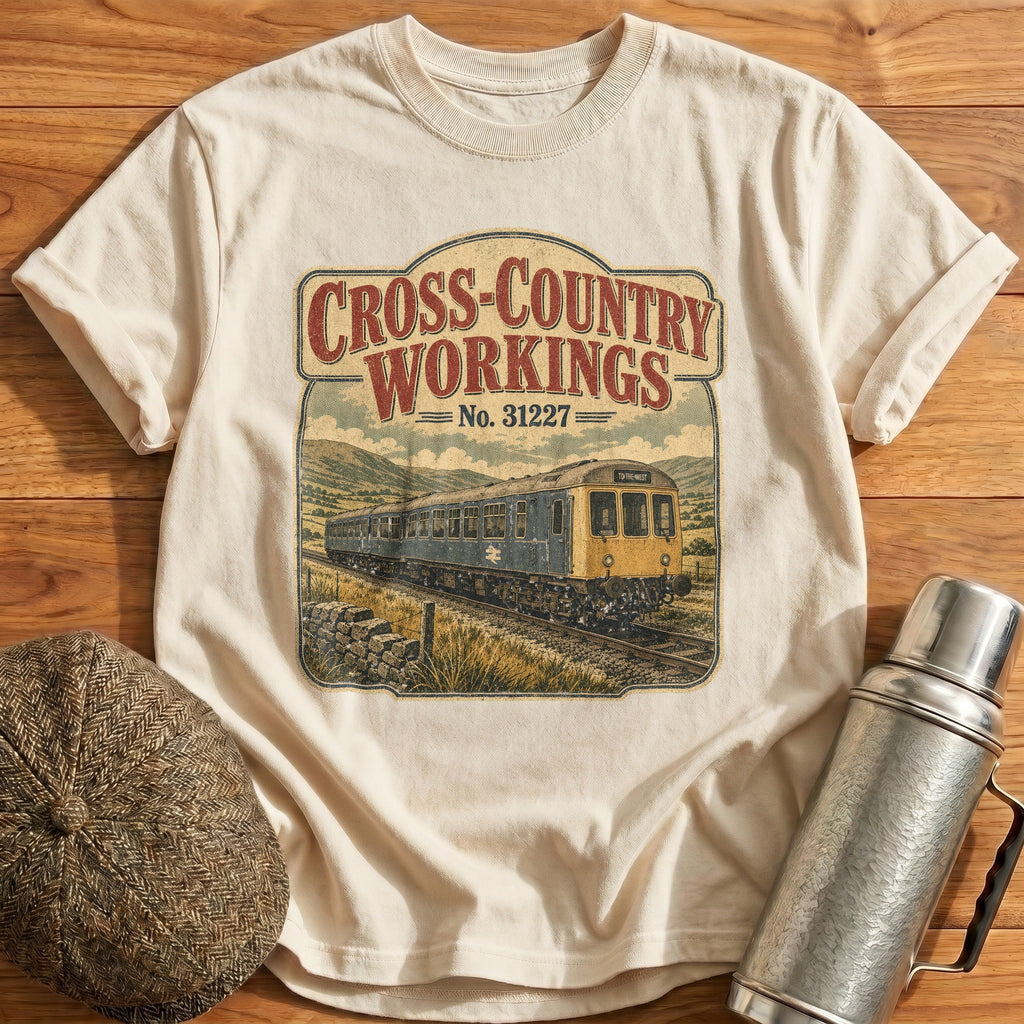 Cross-Country Working Kids T-Shirt - Natural