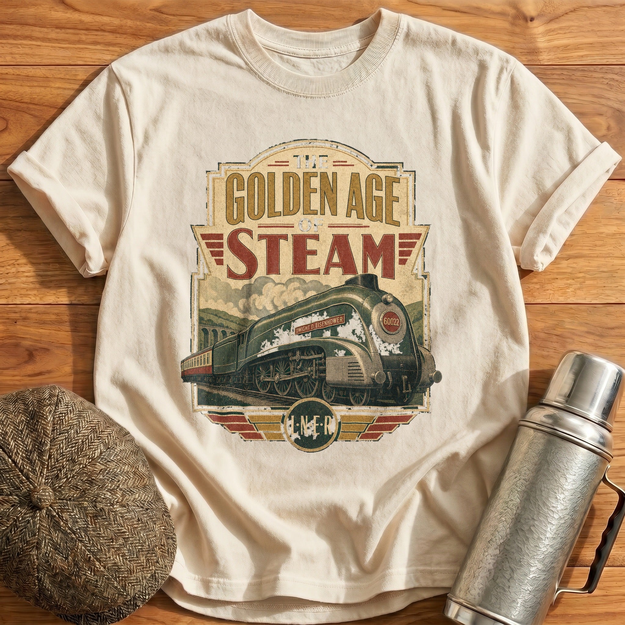Golden Age Running T-Shirt - Natural