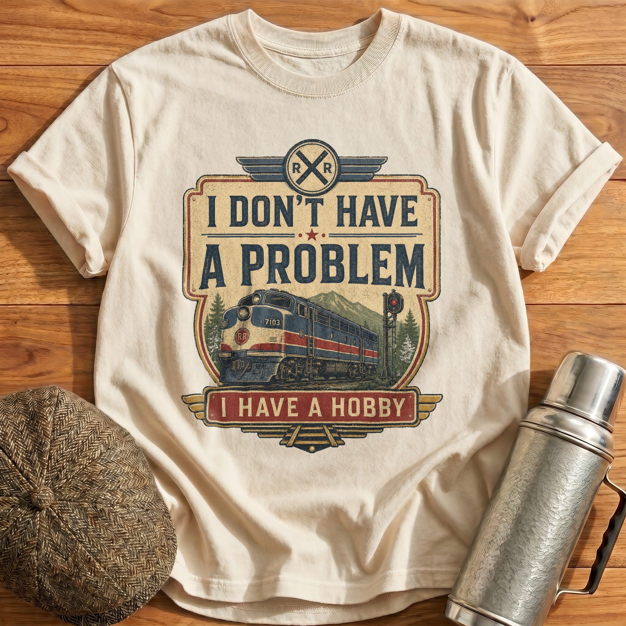 I Have a Hobby T-Shirt - Natural