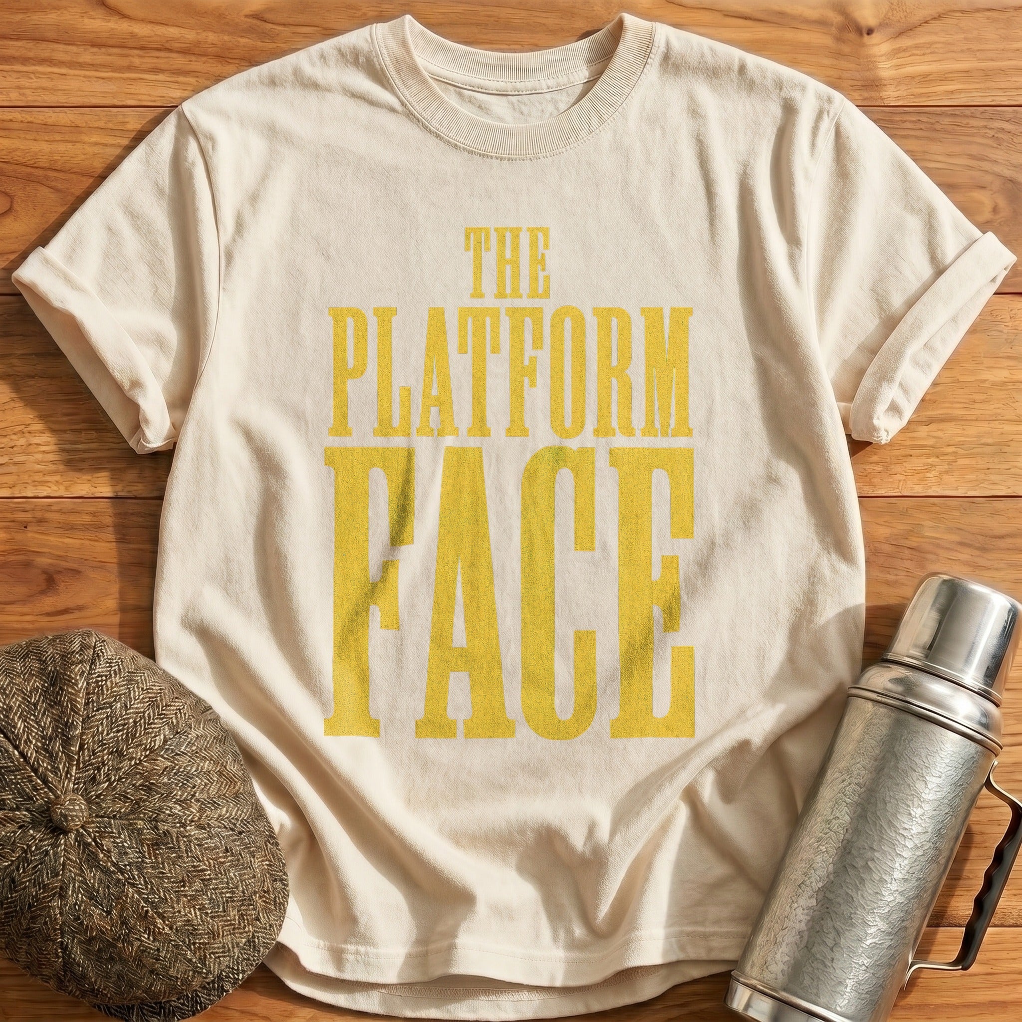 Platform Vigil T-Shirt - Natural