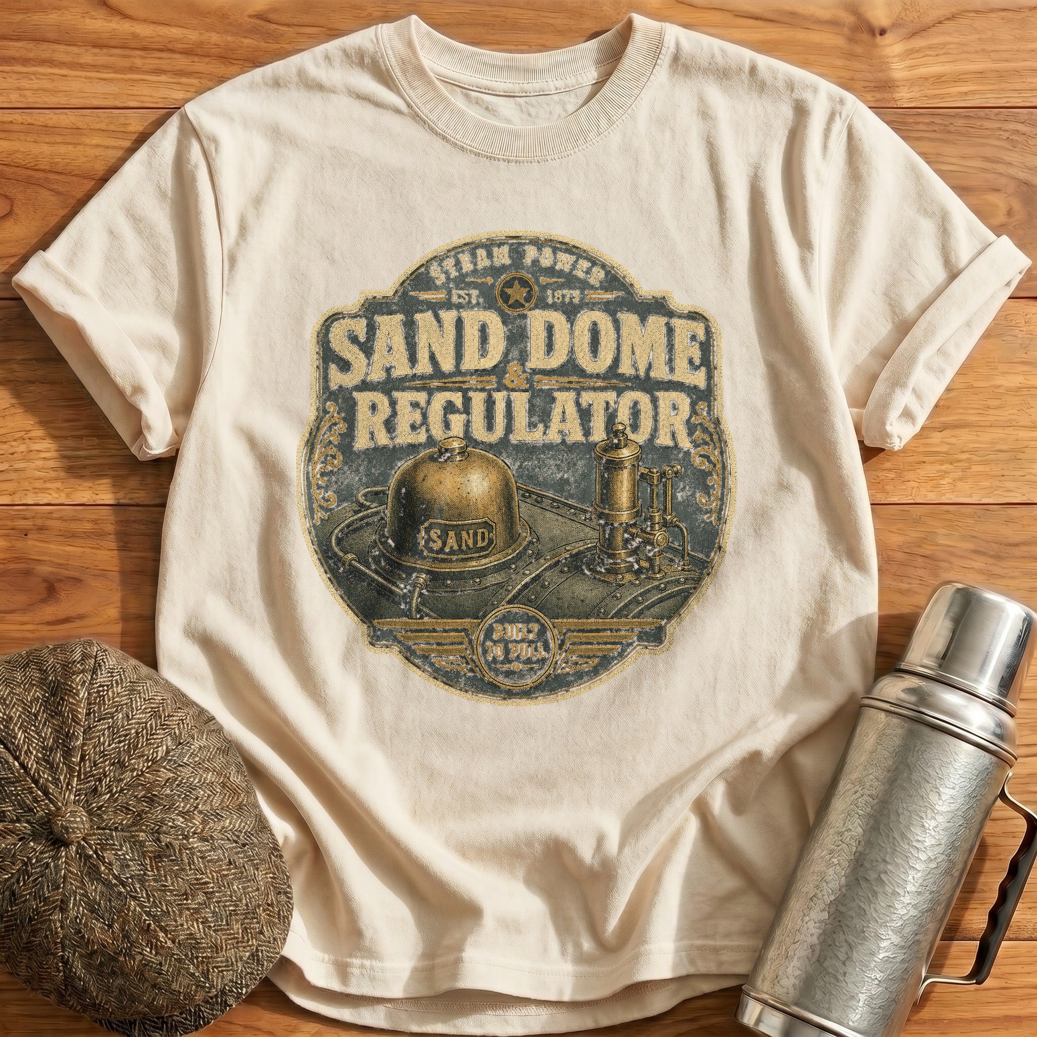 Sand Dome & Regulator T-Shirt - Natural