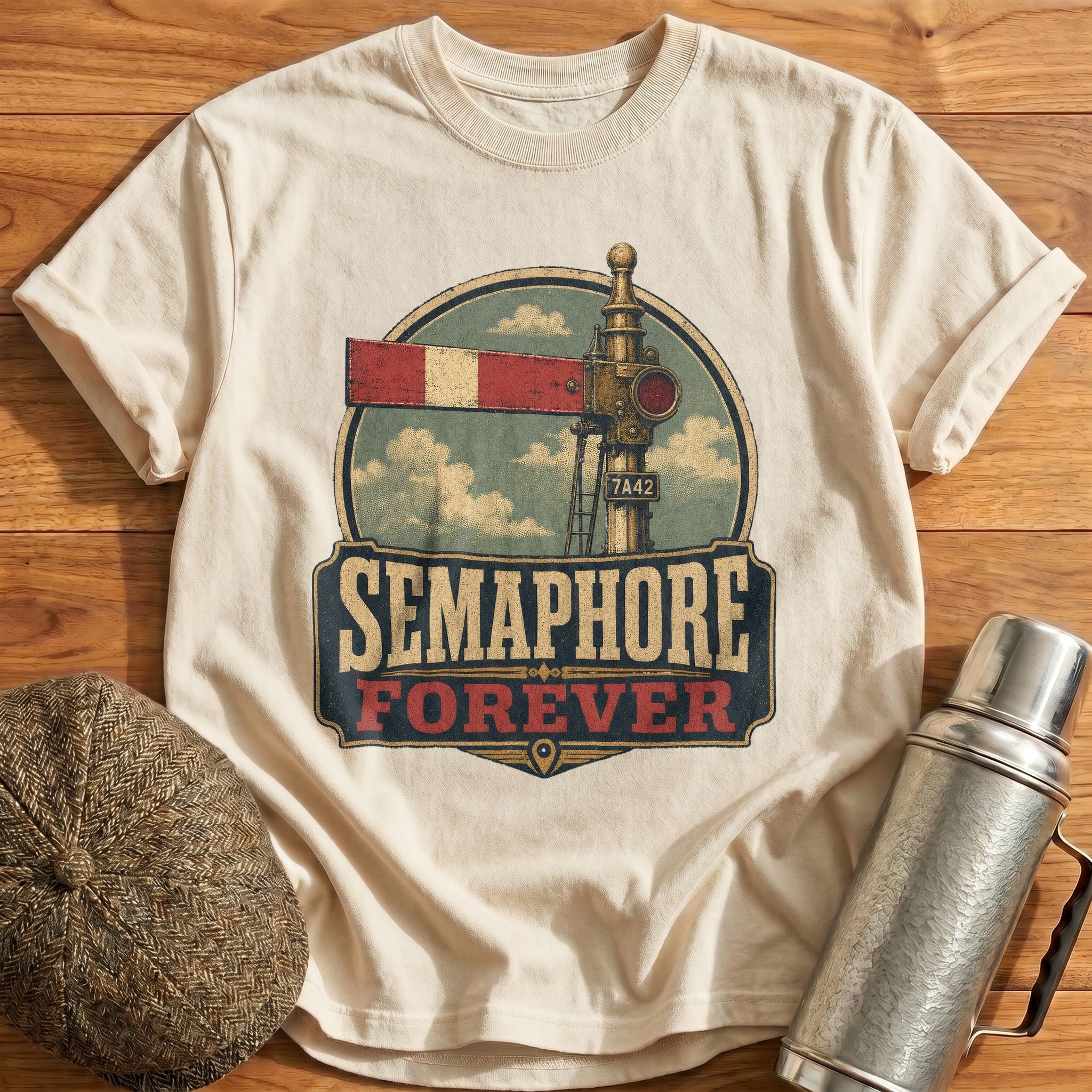Semaphore Forever T-Shirt - Natural