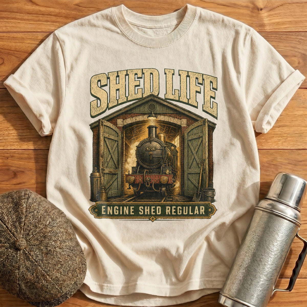 Shed Life Regular Kids T-Shirt - Natural