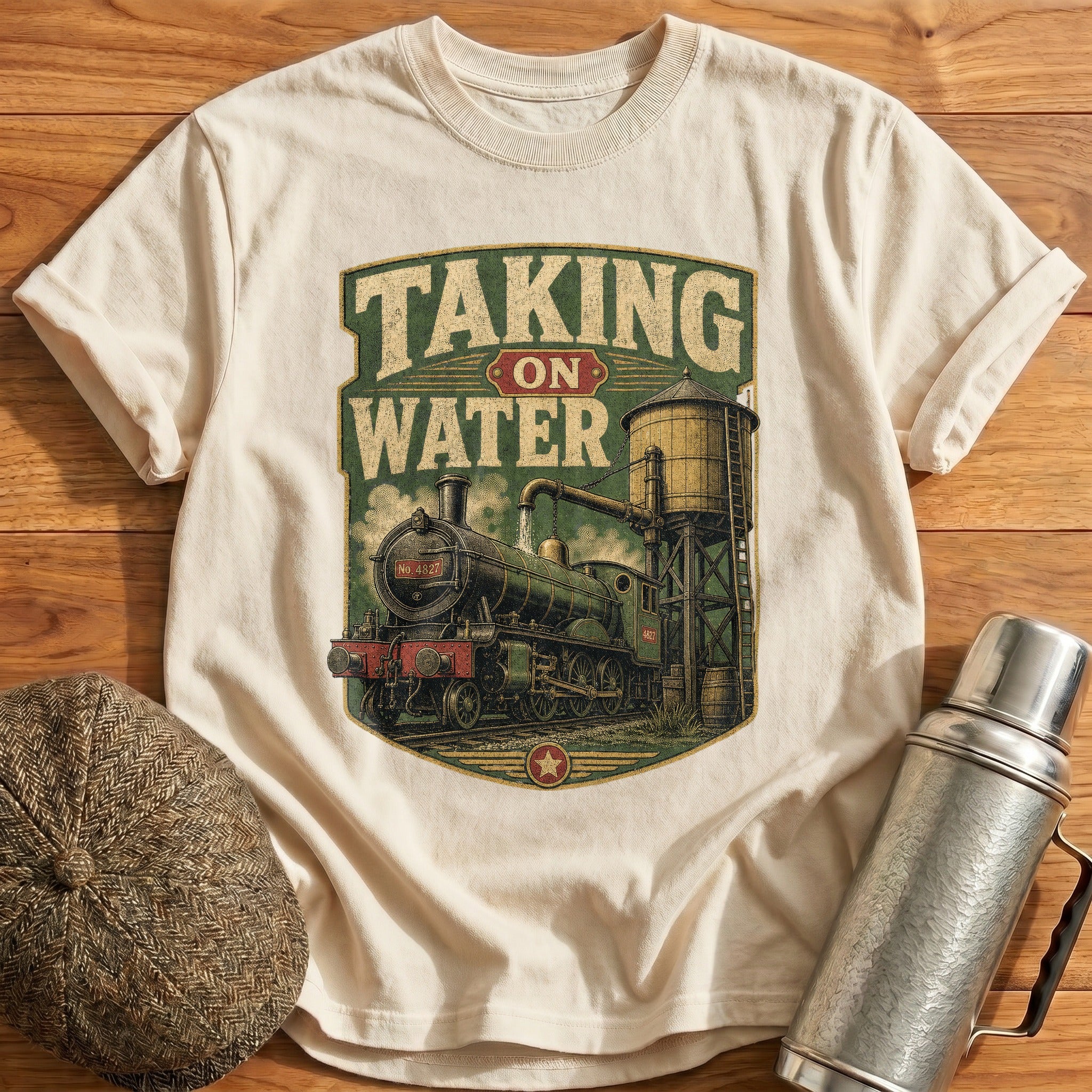 Taking on Water T-Shirt - Natural