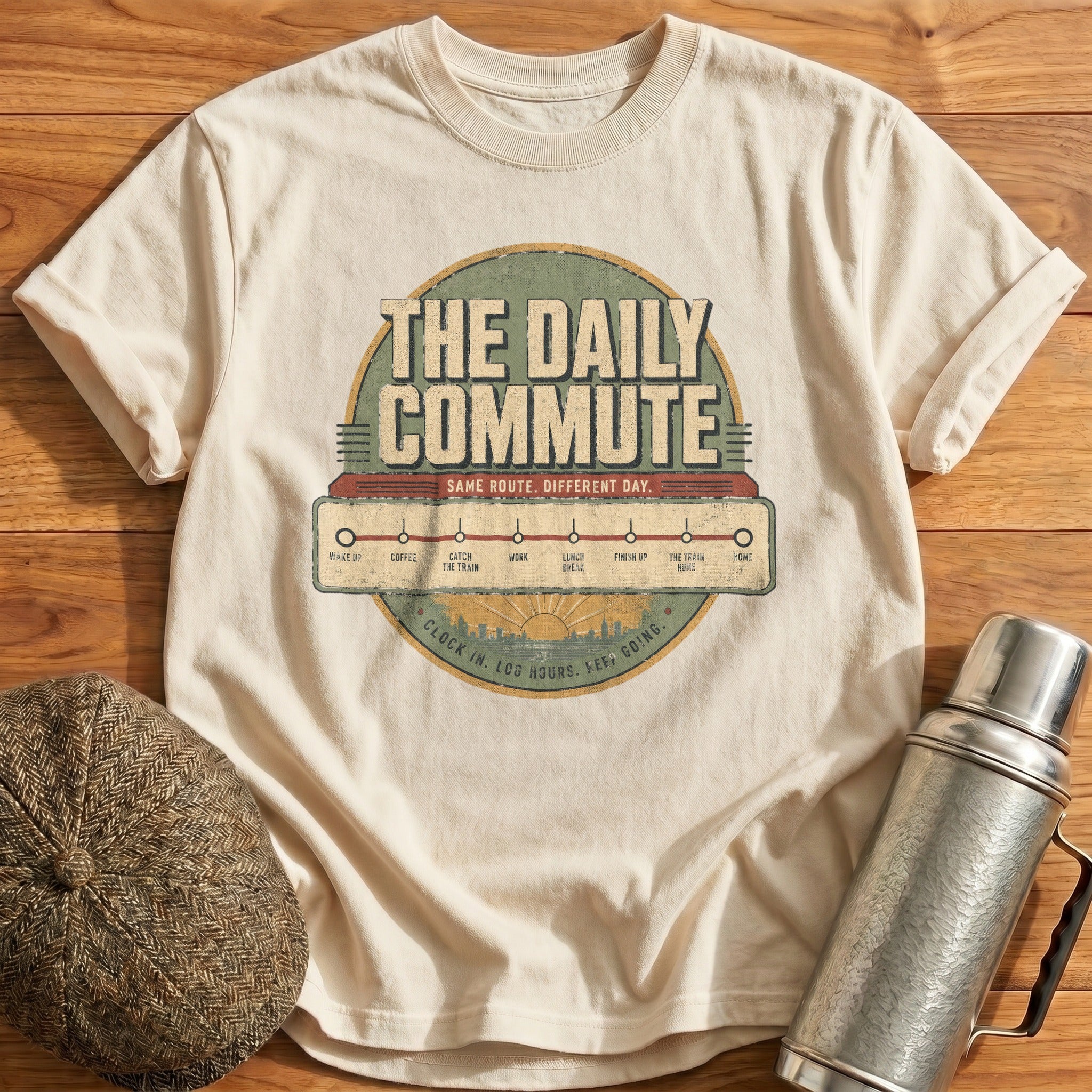 The Daily Commute T-Shirt - Natural