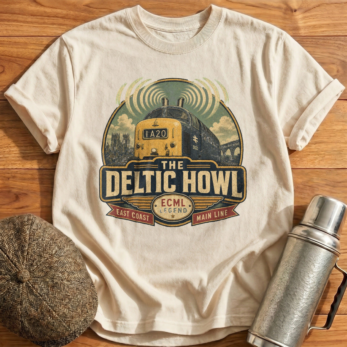 The Deltic Howl Kids T-Shirt - Natural