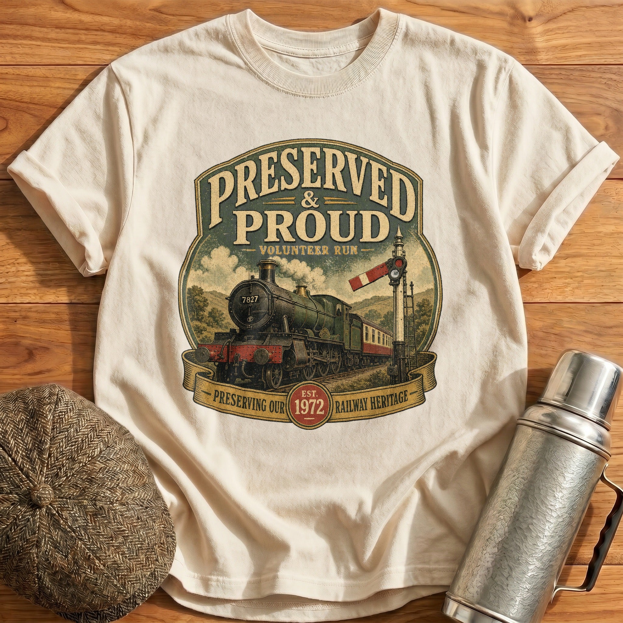 Volunteer Run T-Shirt - Natural