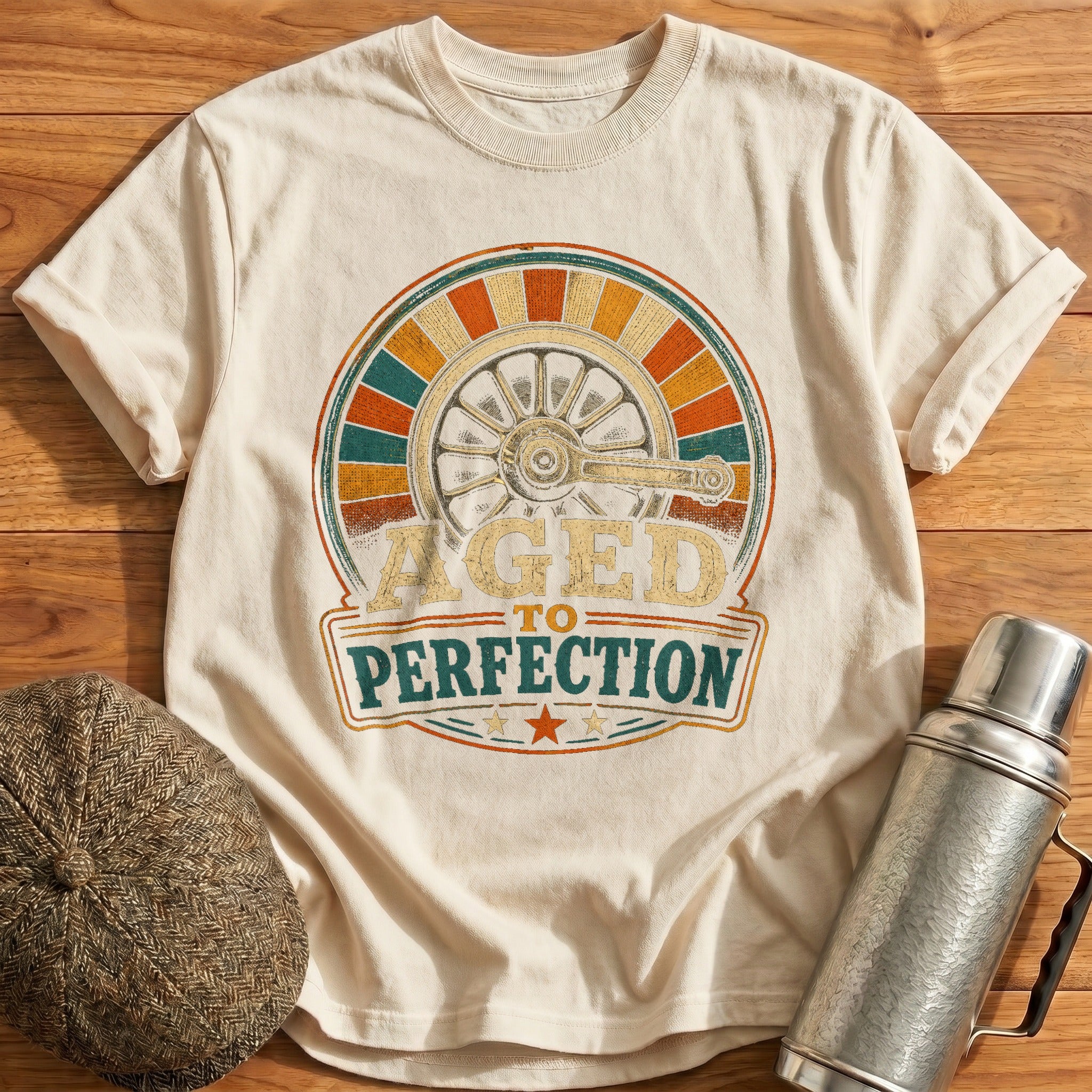 Aged to Perfection T-Shirt - Natural