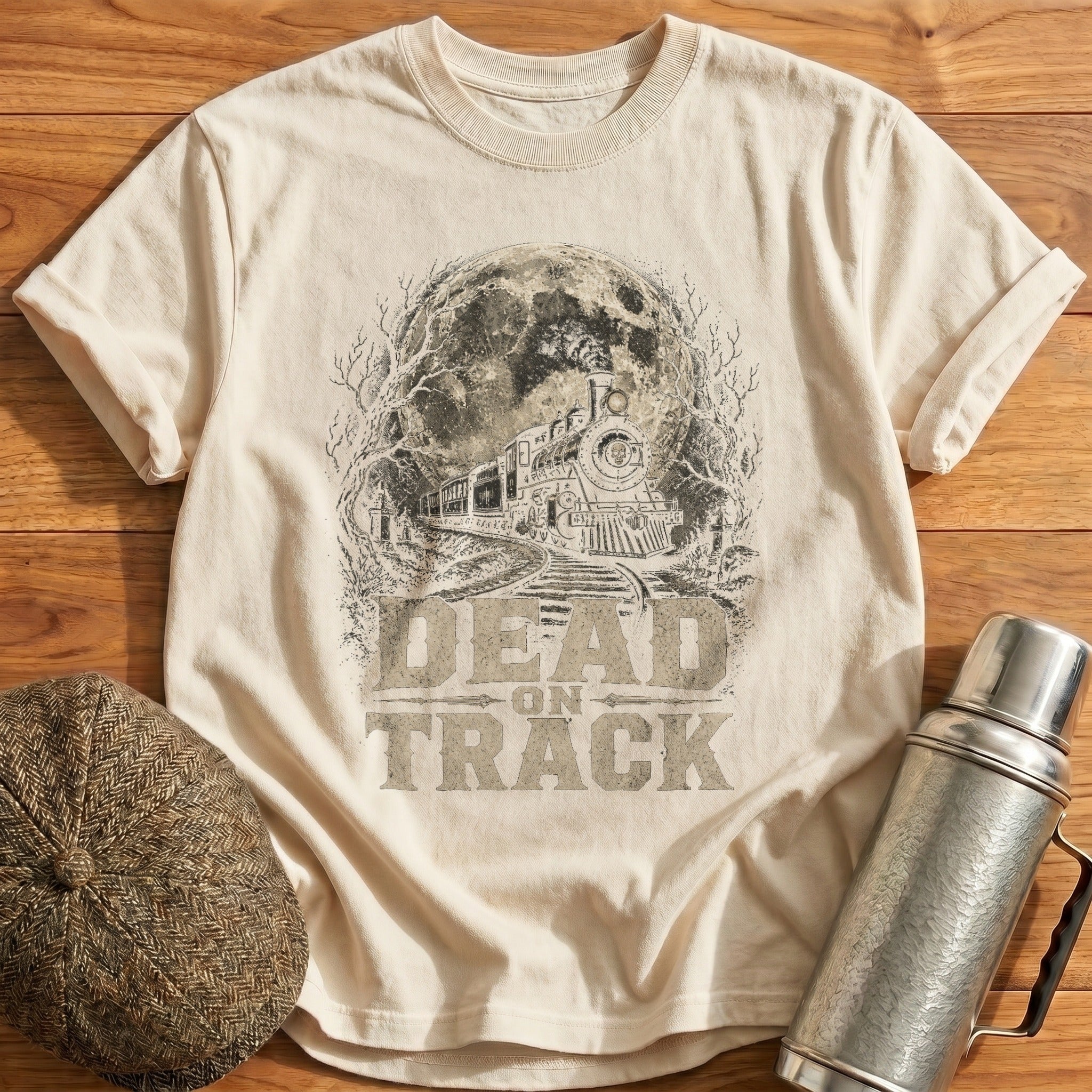 Dead on Track T-Shirt - Natural
