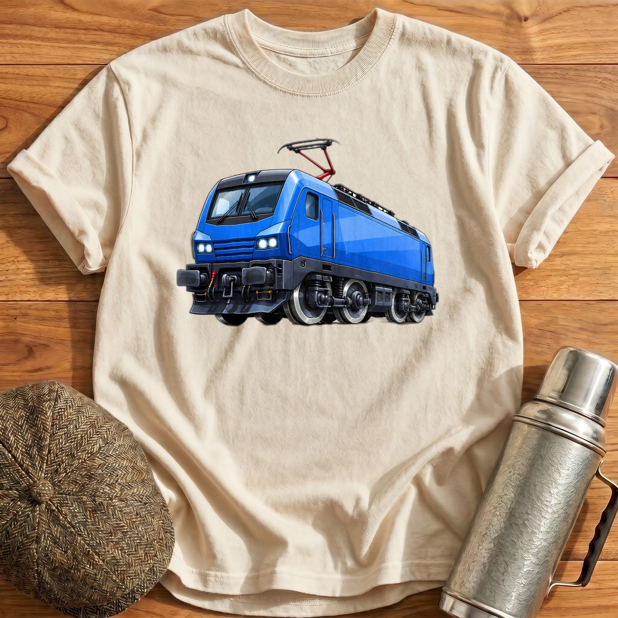 Electricloco Front34 T-Shirt - Natural