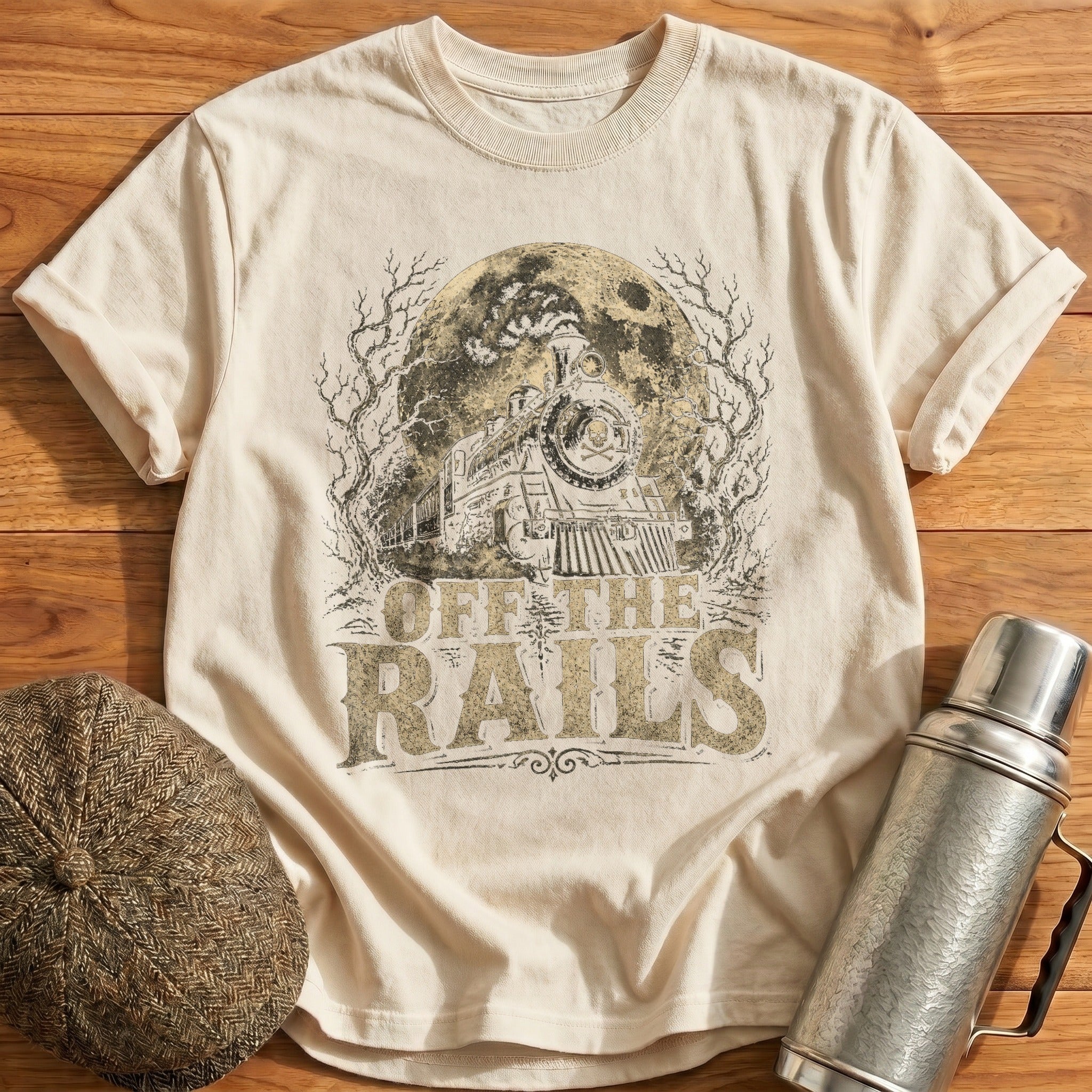 Off the Rails T-Shirt - Natural