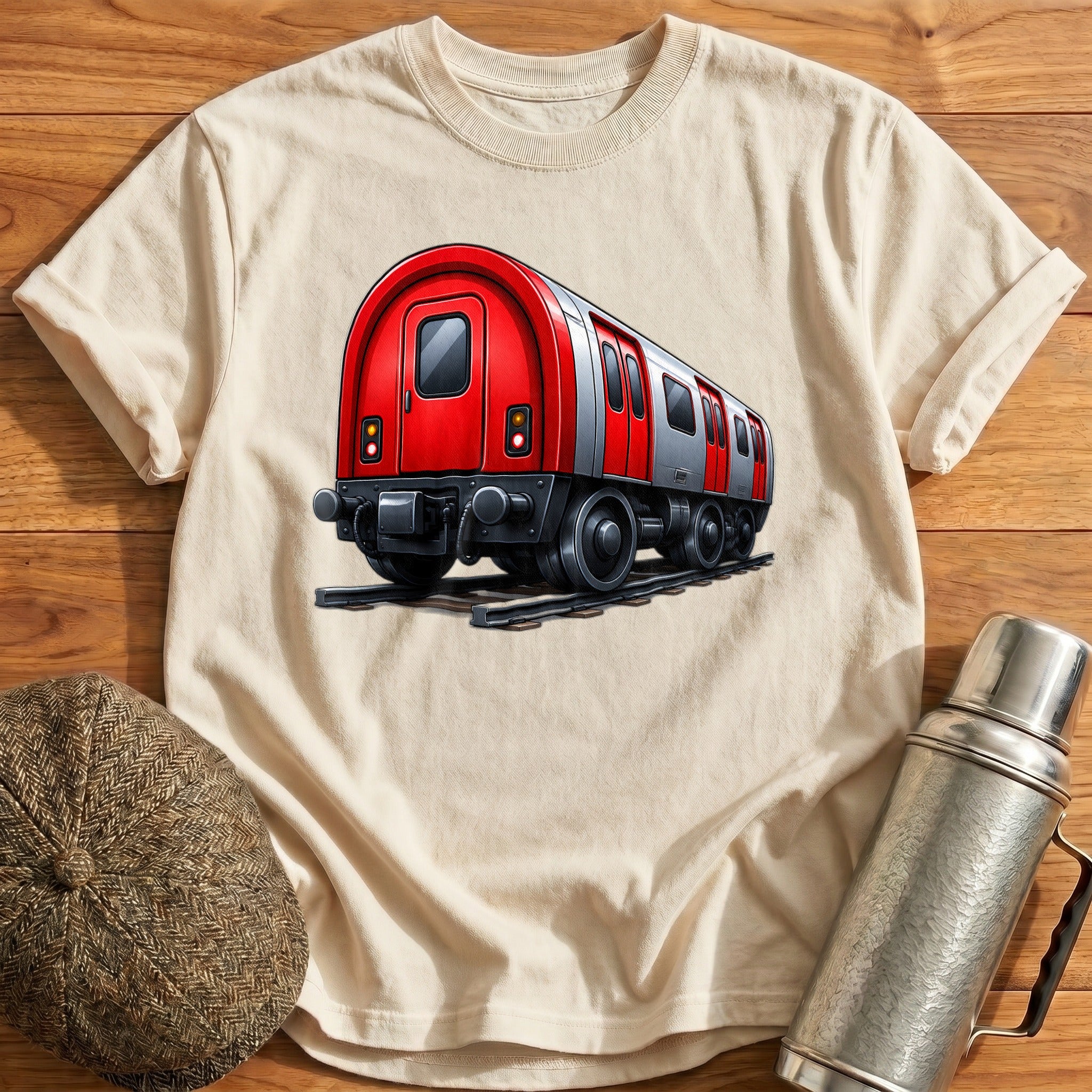 Tubetrain Rear34 T-Shirt - Natural