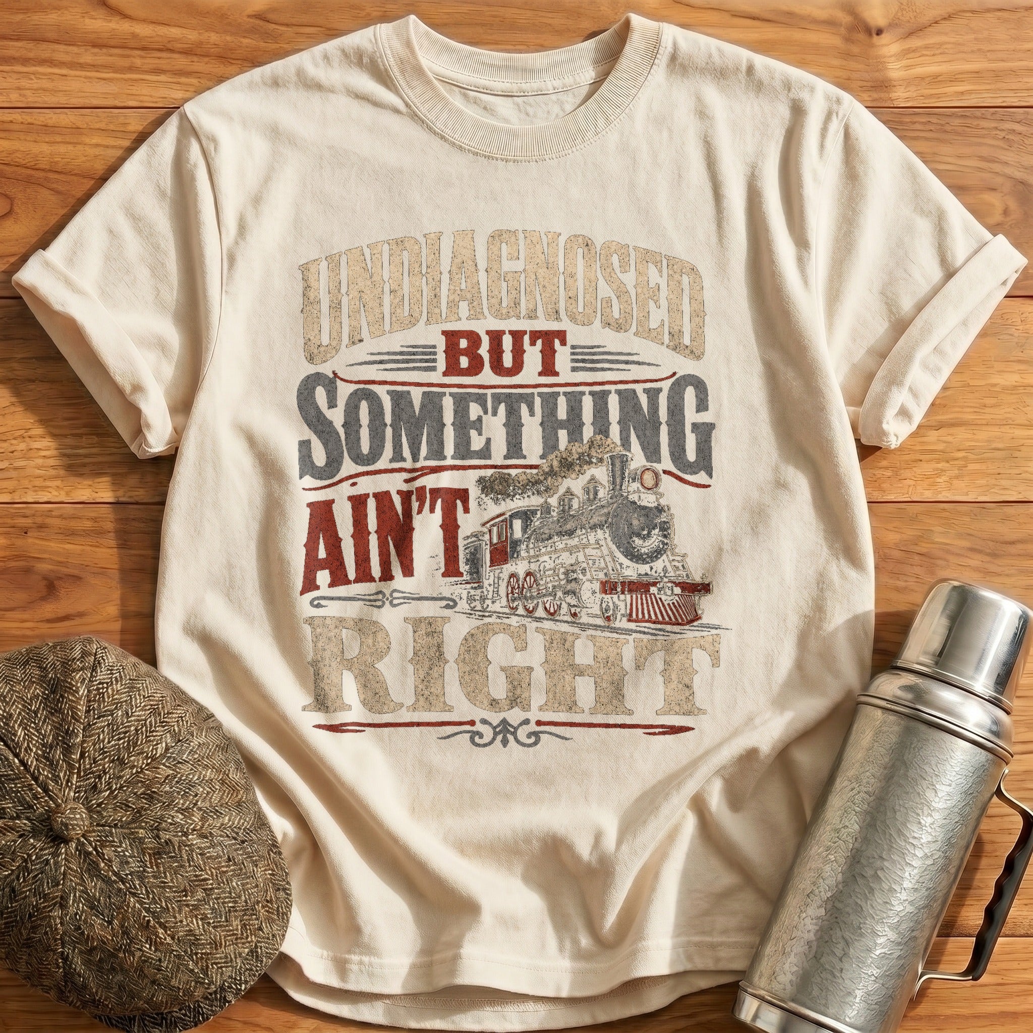 Undiagnosed Train T-Shirt - Natural