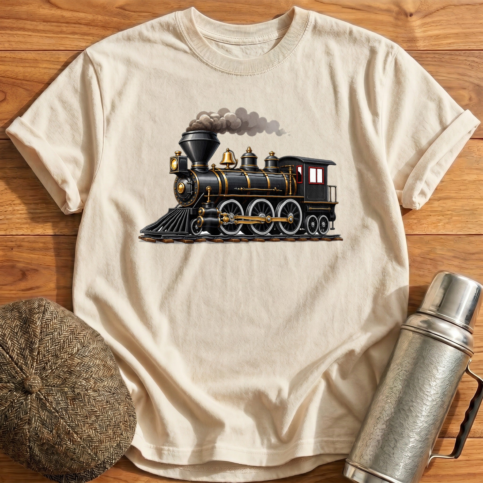 Westernsteam Side T-Shirt - Natural