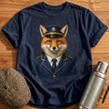Red Fox Stationmaster T-Shirt - Navy