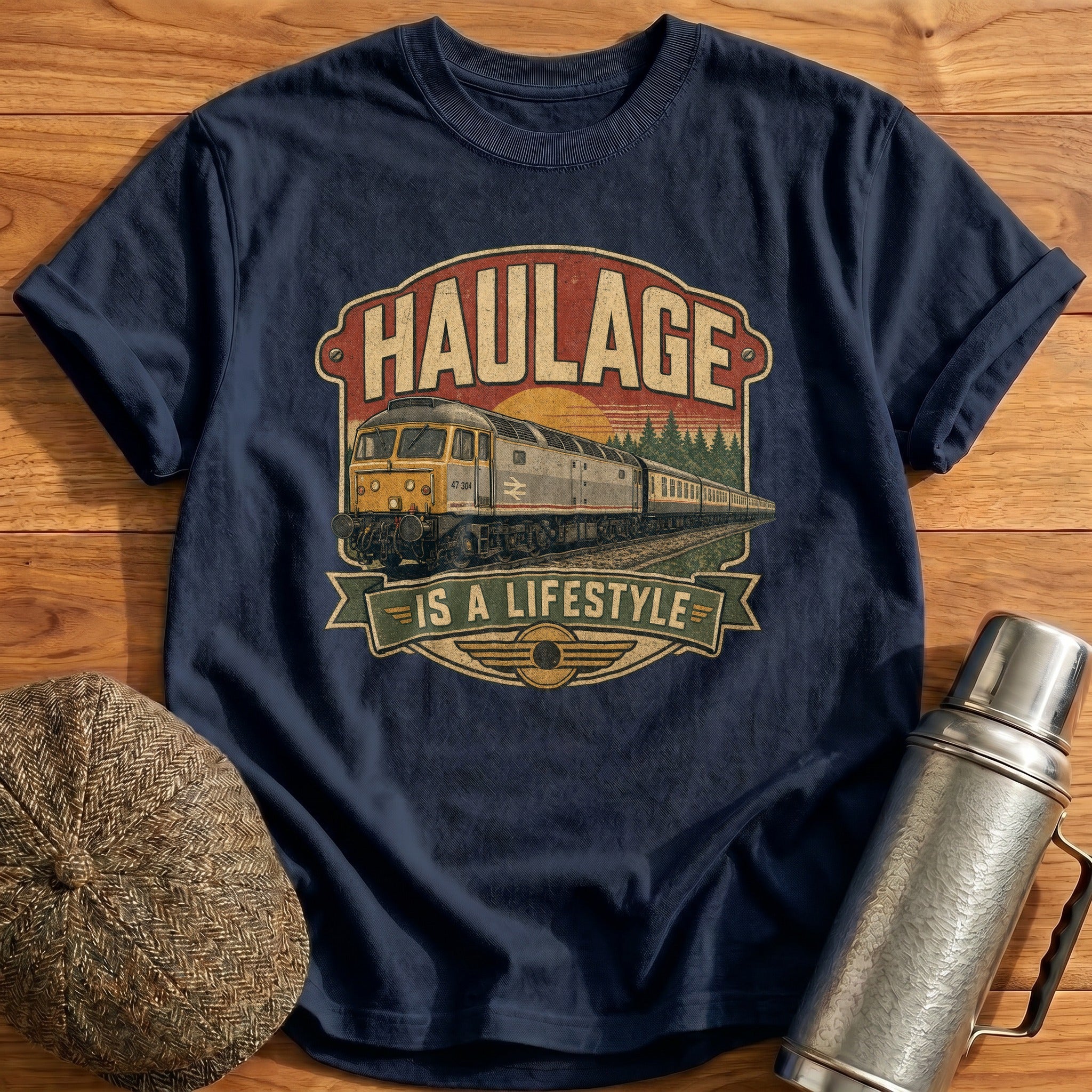 Haulage T-Shirt - Navy