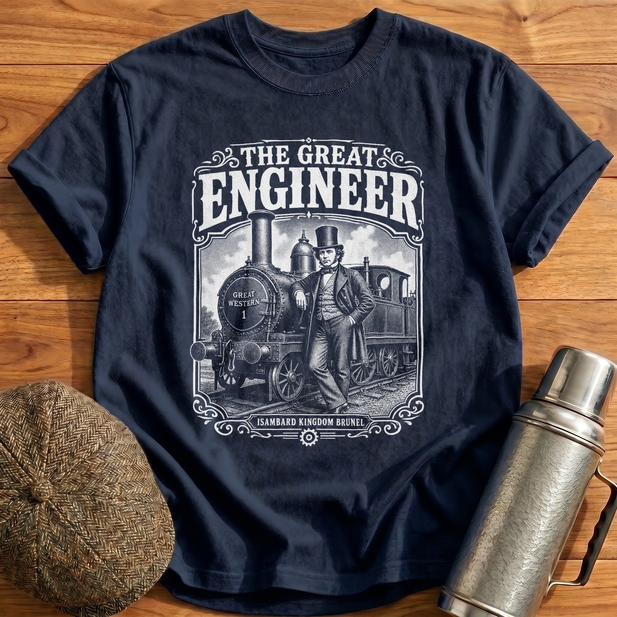 The Great Engineer T-Shirt - Navy